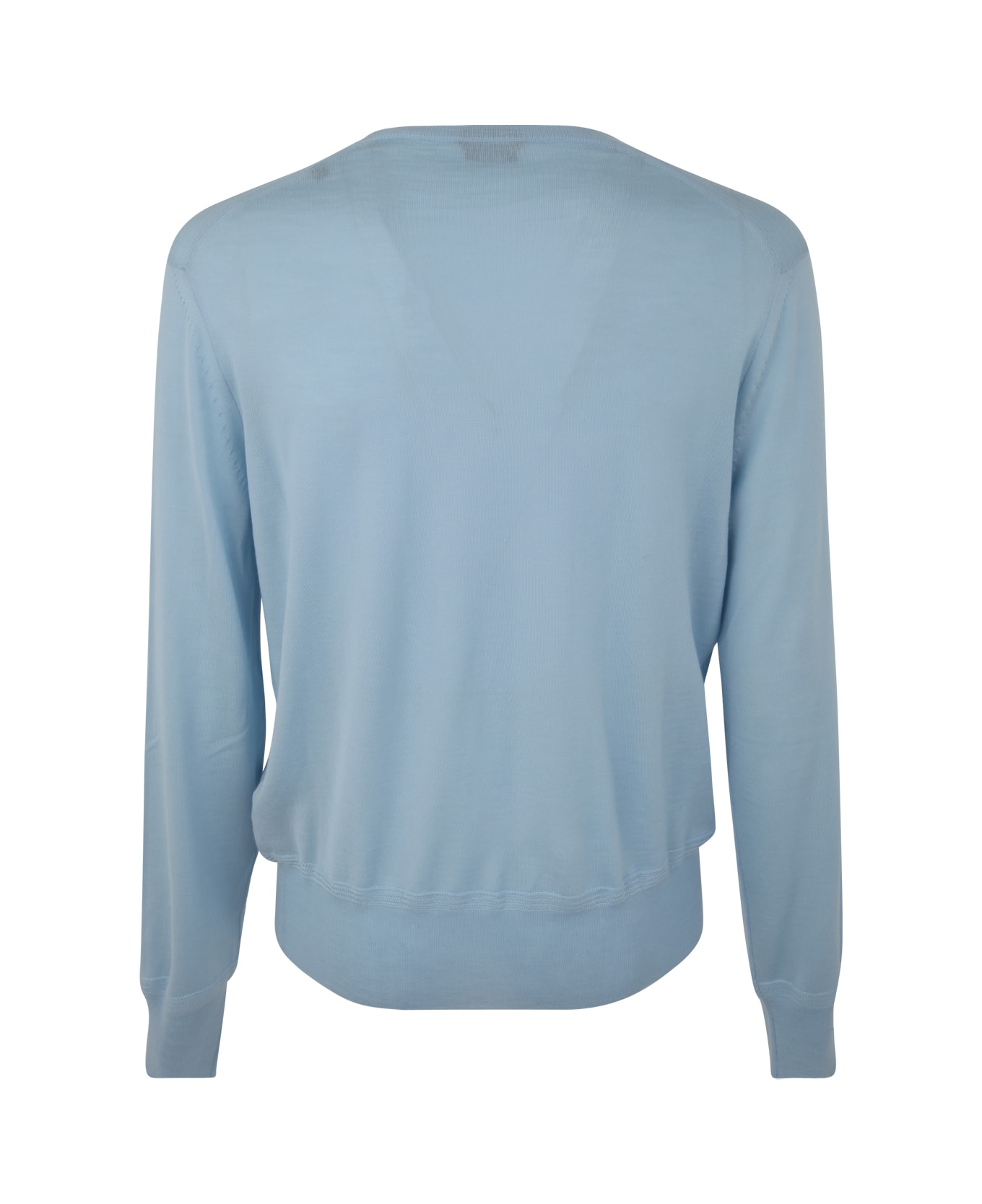 Tom Ford V Neck Sweater - Sky Blue ニットウェア