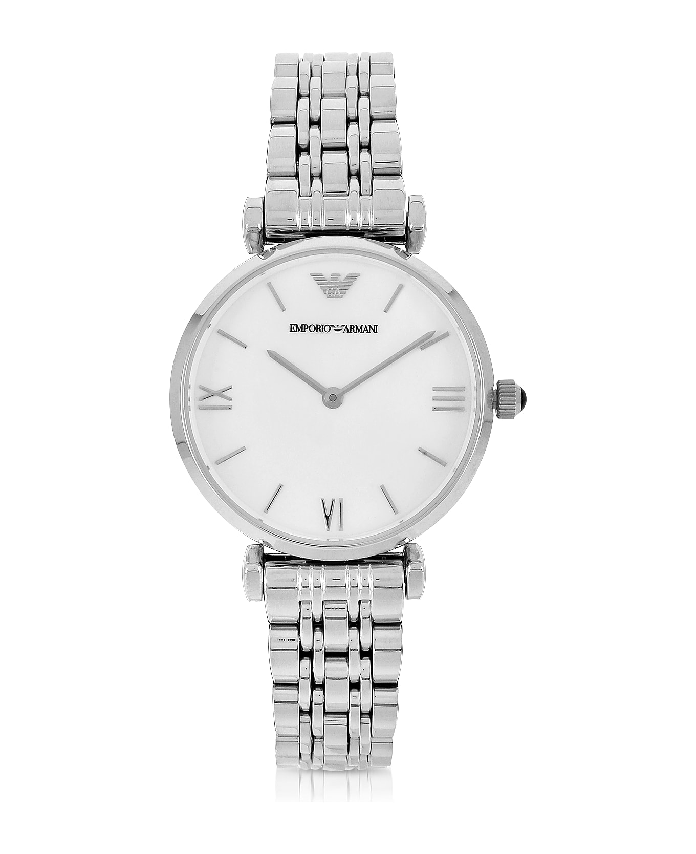 Emporio Armani Stainless Steel Women's Watch - Silver
