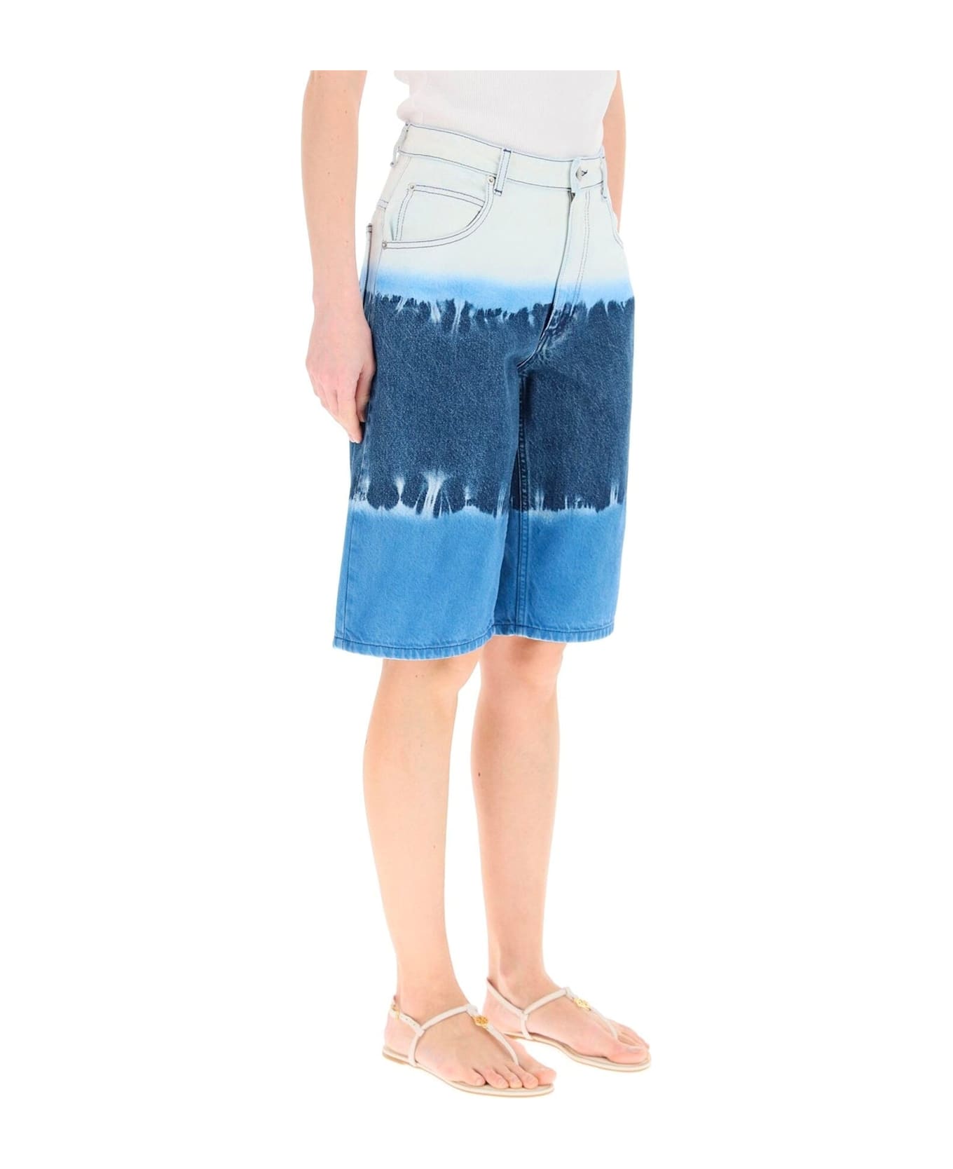 Alberta Ferretti Denim Shorts - Blue