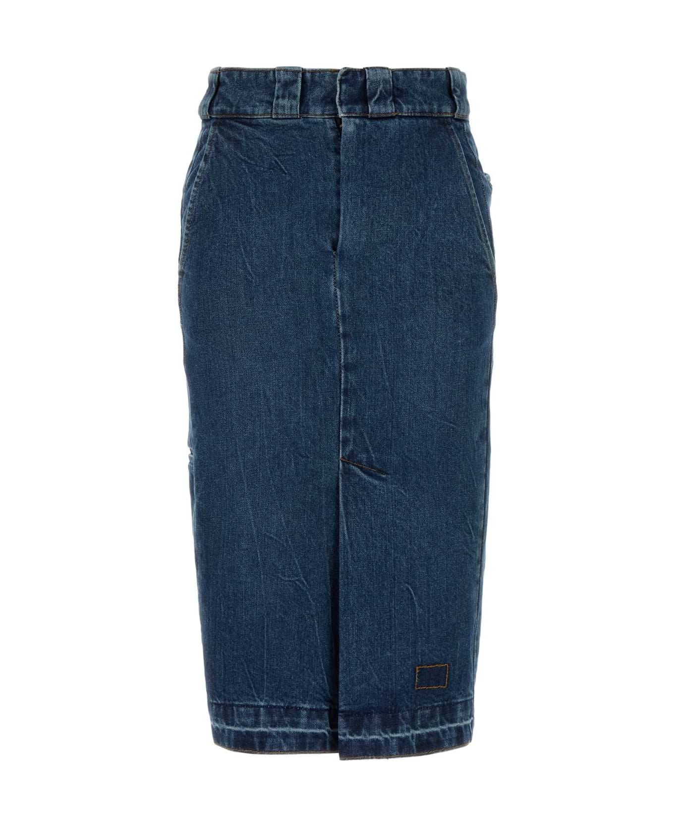 Maison Margiela Denim Skirt - VINTAGEMEDIUMBLUE