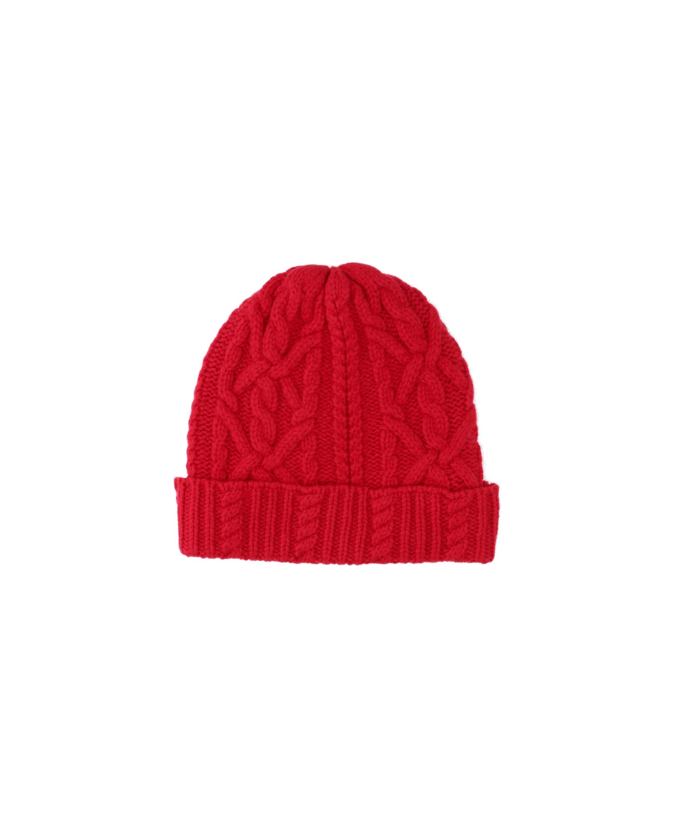 Aspesi Wool Beanie - Red