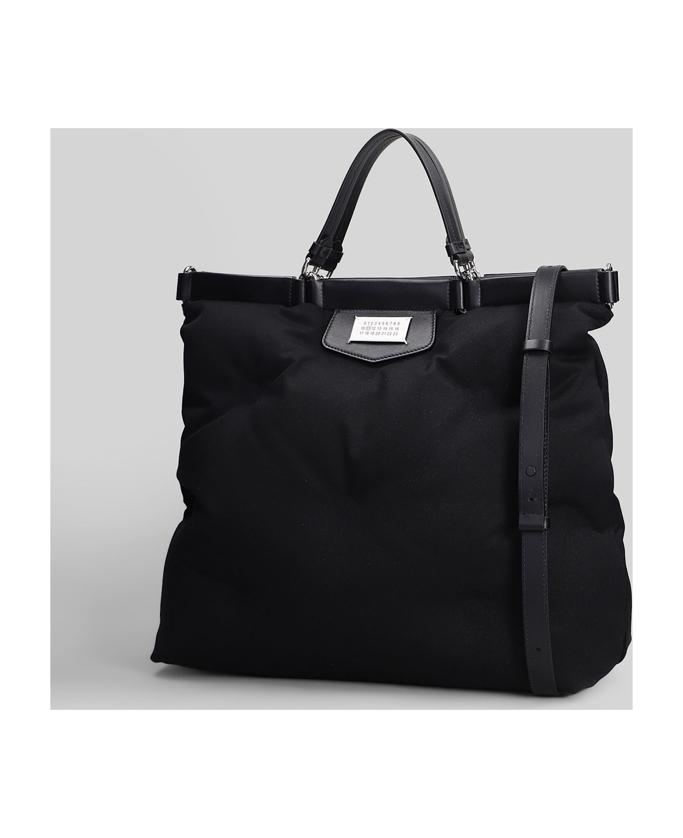 Maison Margiela Glam Slam Tote In Black Polyester - BLACKBLACK