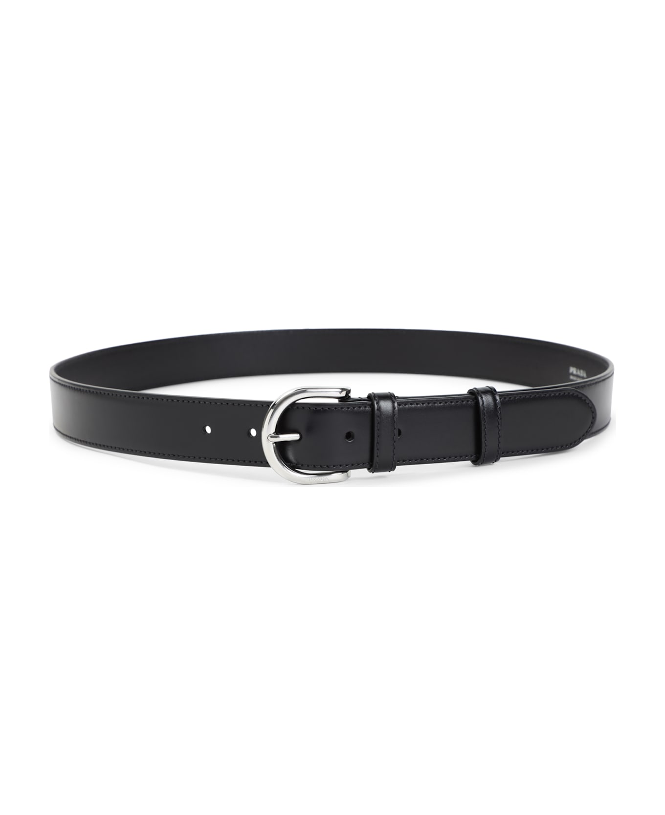 Prada Calf Leather Belt - Nero