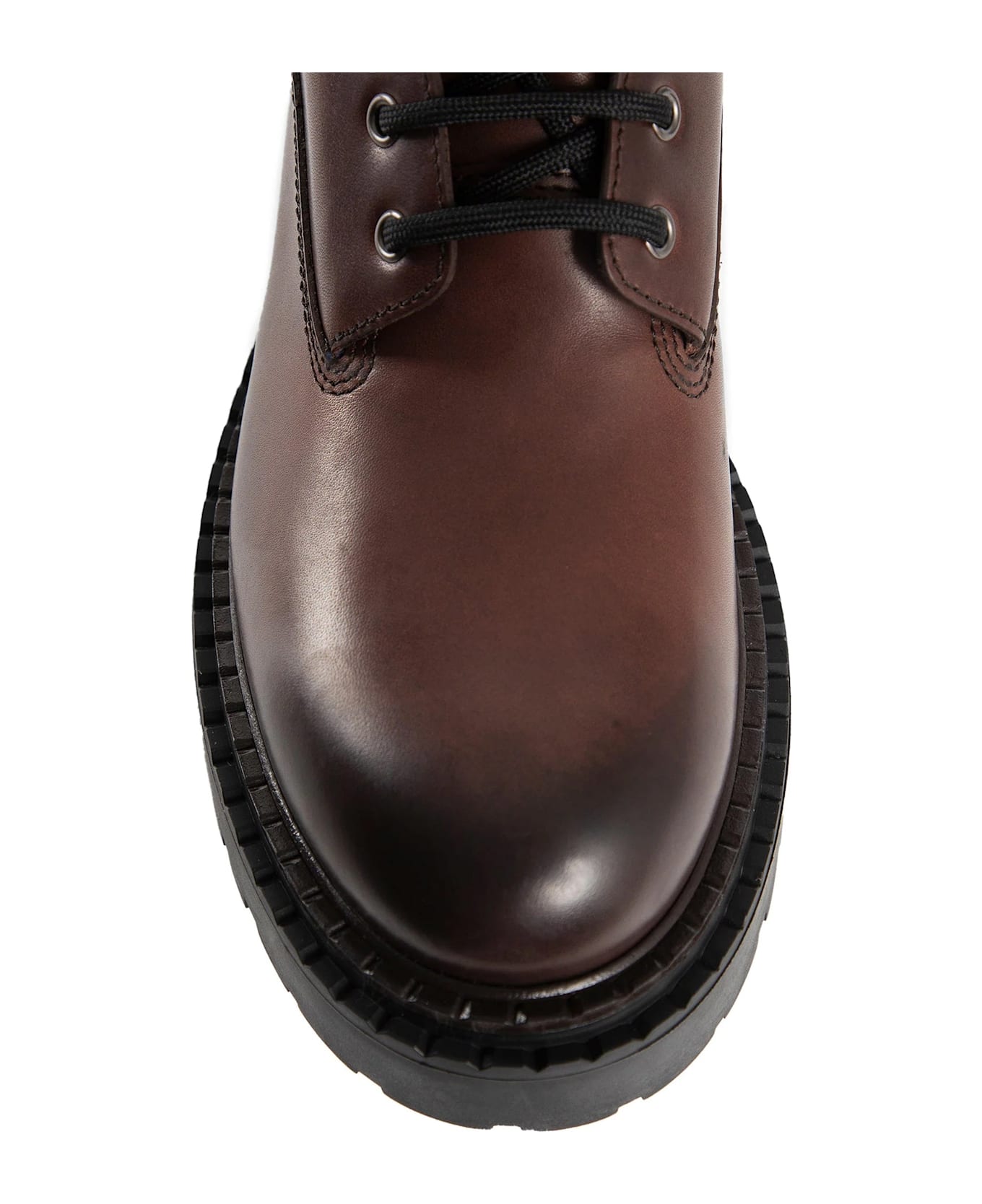 Prada Leather Boots - Brown