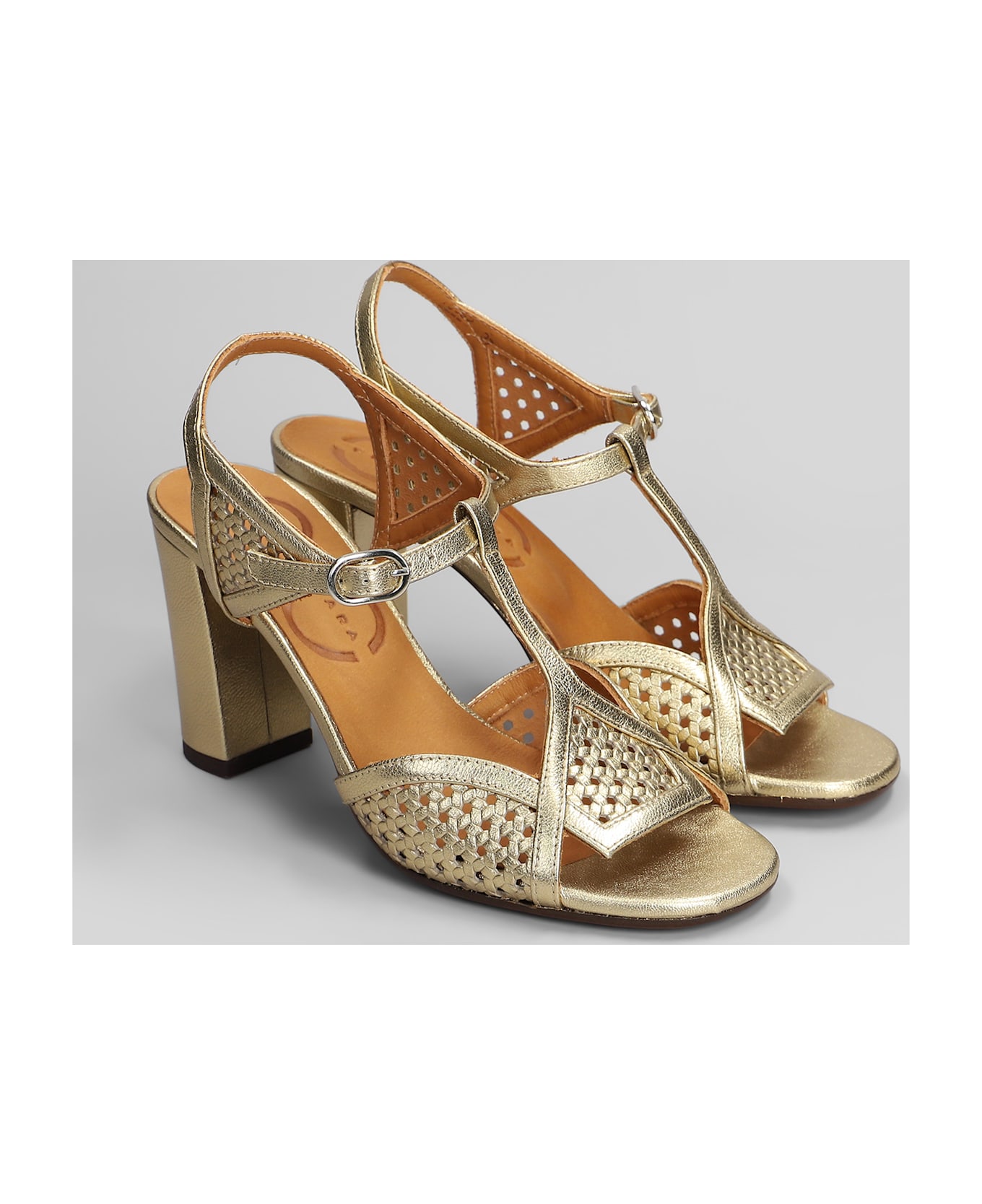 Chie Mihara Bessy 46 Sandals In Gold Leather - gold