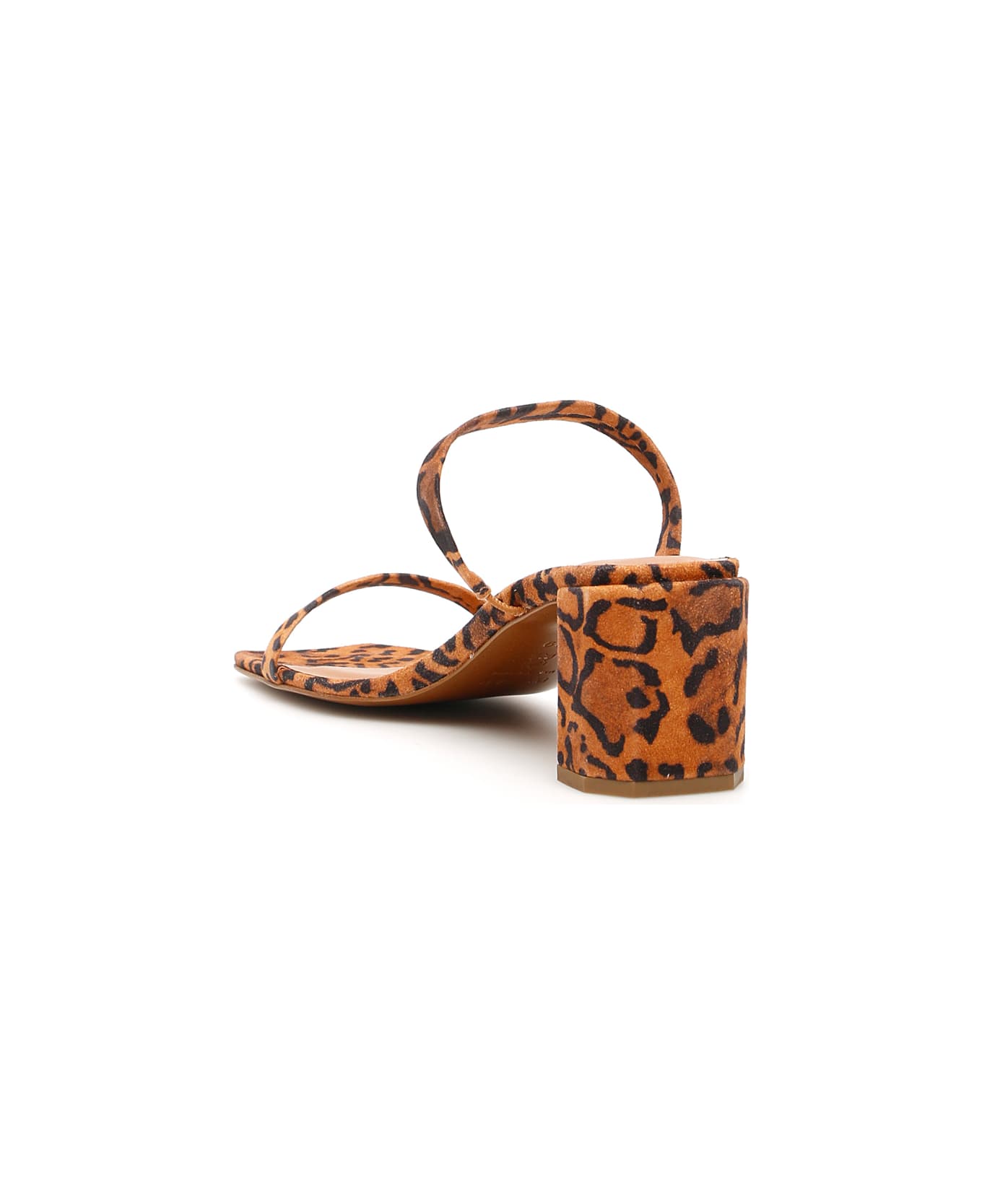 BY FAR Tanya Animal Print Mules - LEOPARD PRINT (Brown)