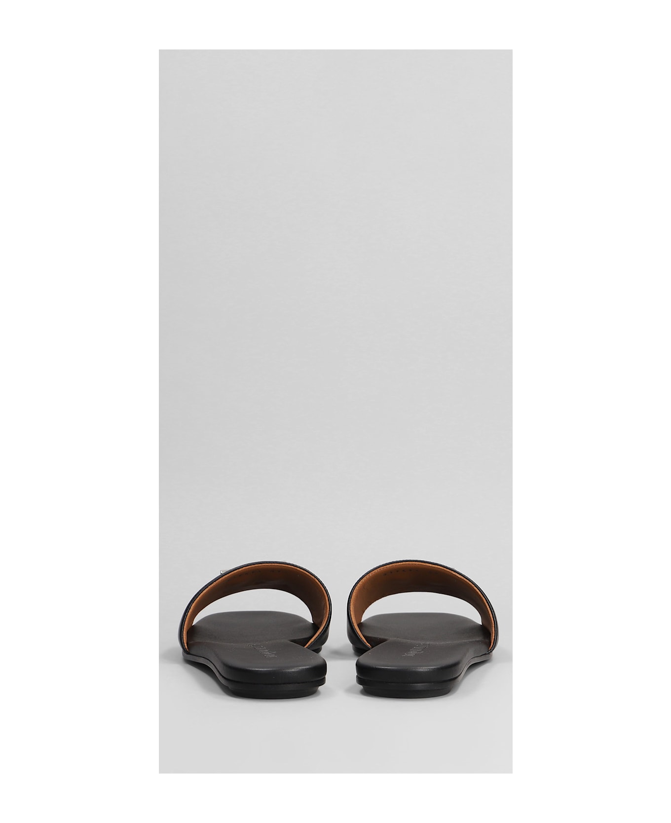 Alexander McQueen Flats In Black Leather - black