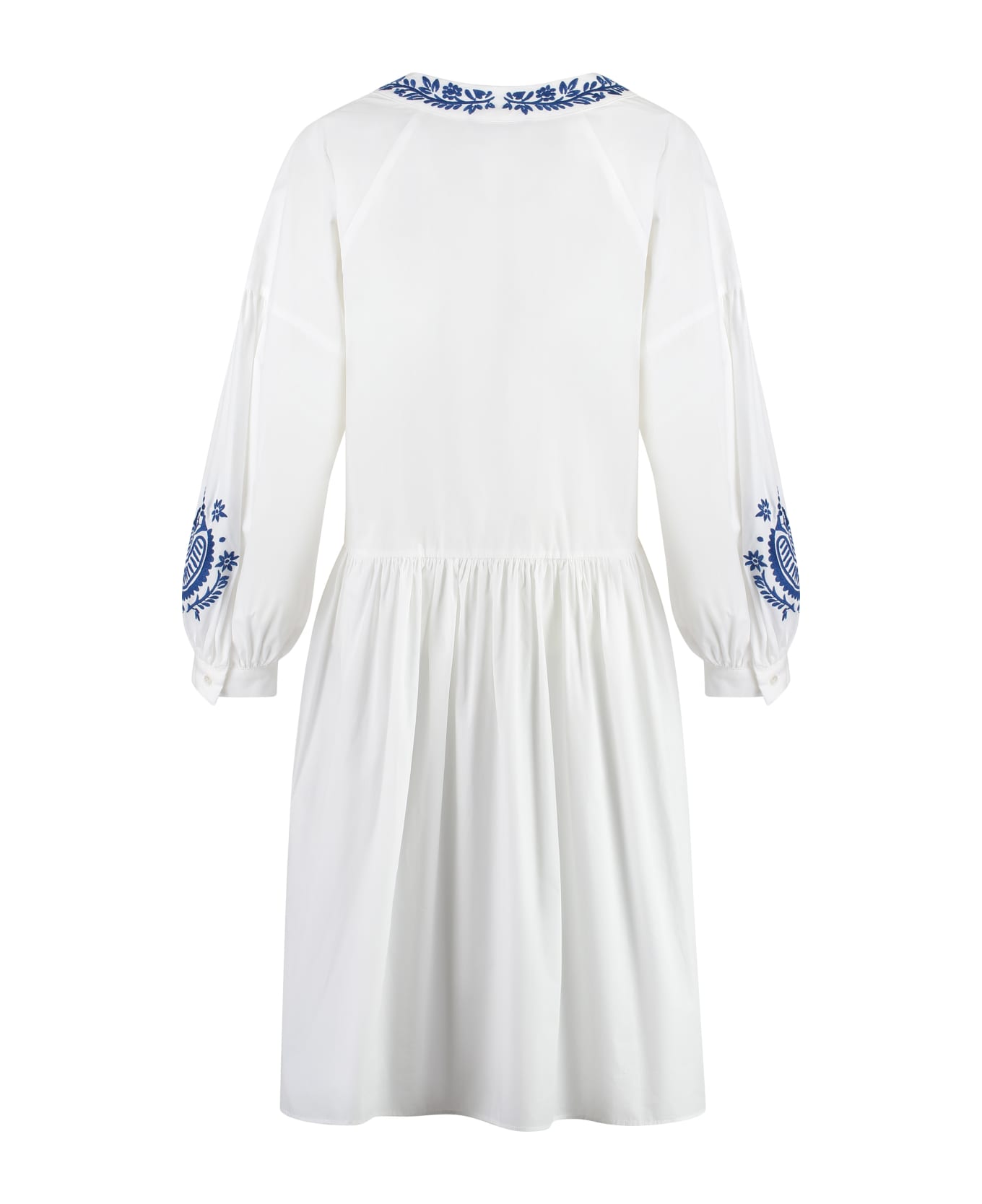 Weekend Max Mara Dirce Poplin Mini Dress - Bianco ワンピース＆ドレス