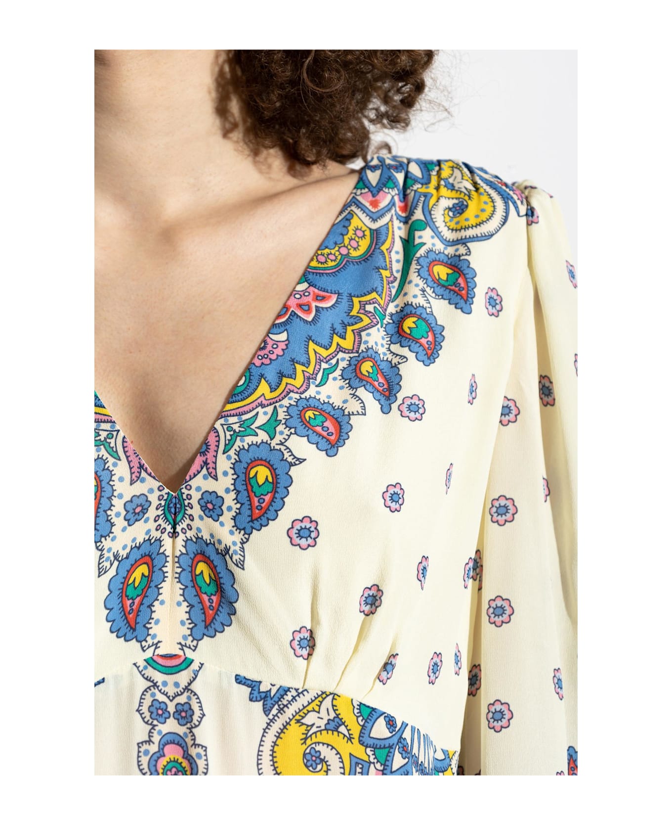 ワンピース ETRO Viscose dress multicolor print Etro Viscose Dress With Multicolor Print | italist