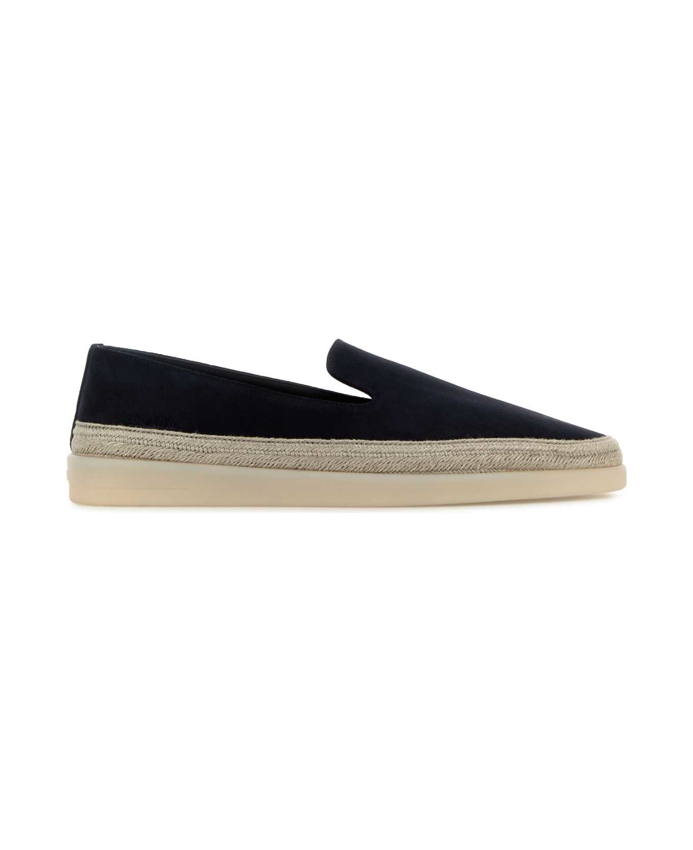 Prada Blue Suede Loafers - BLU