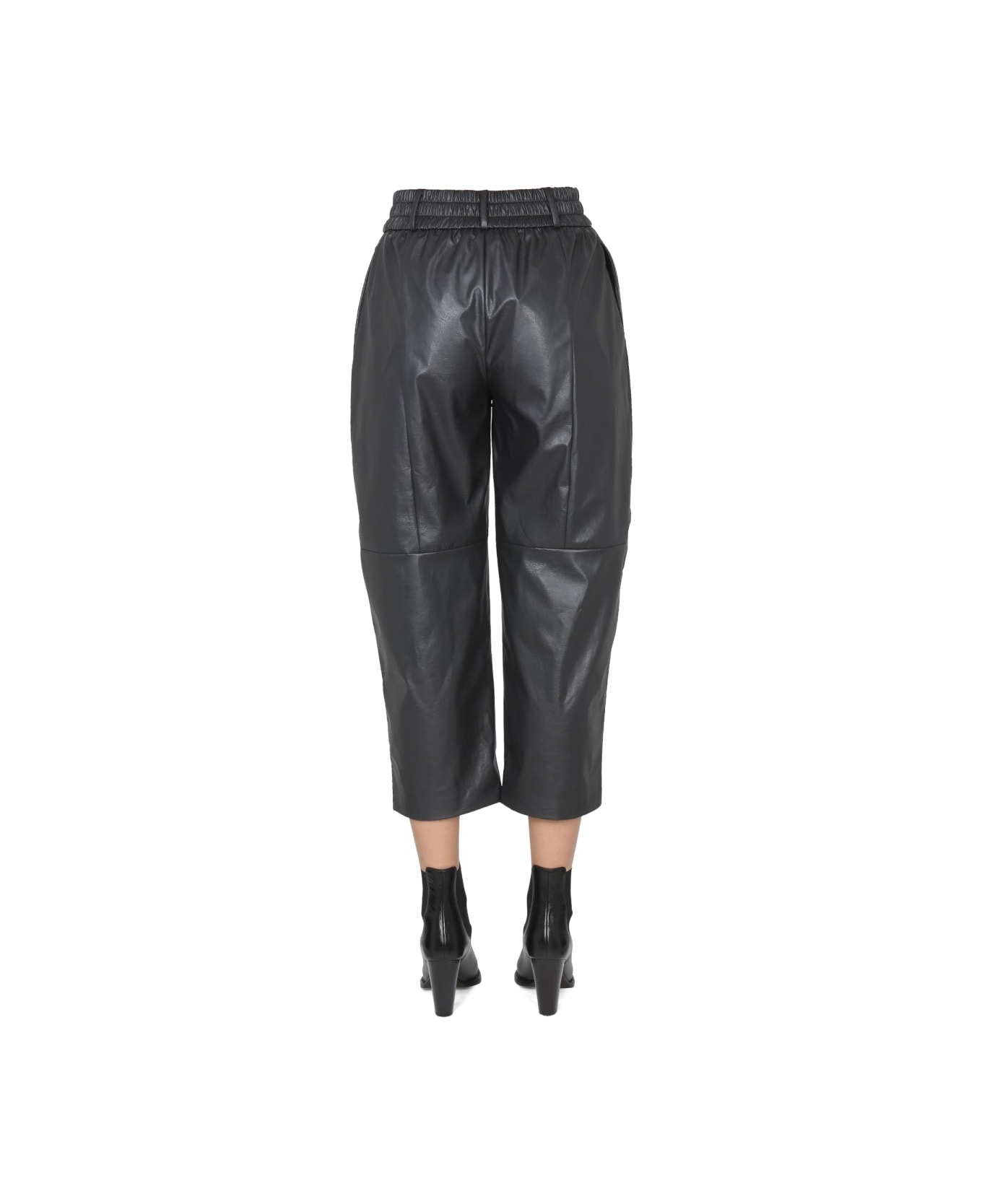 Fabiana Filippi Pants With Shiny Detail - BLACK
