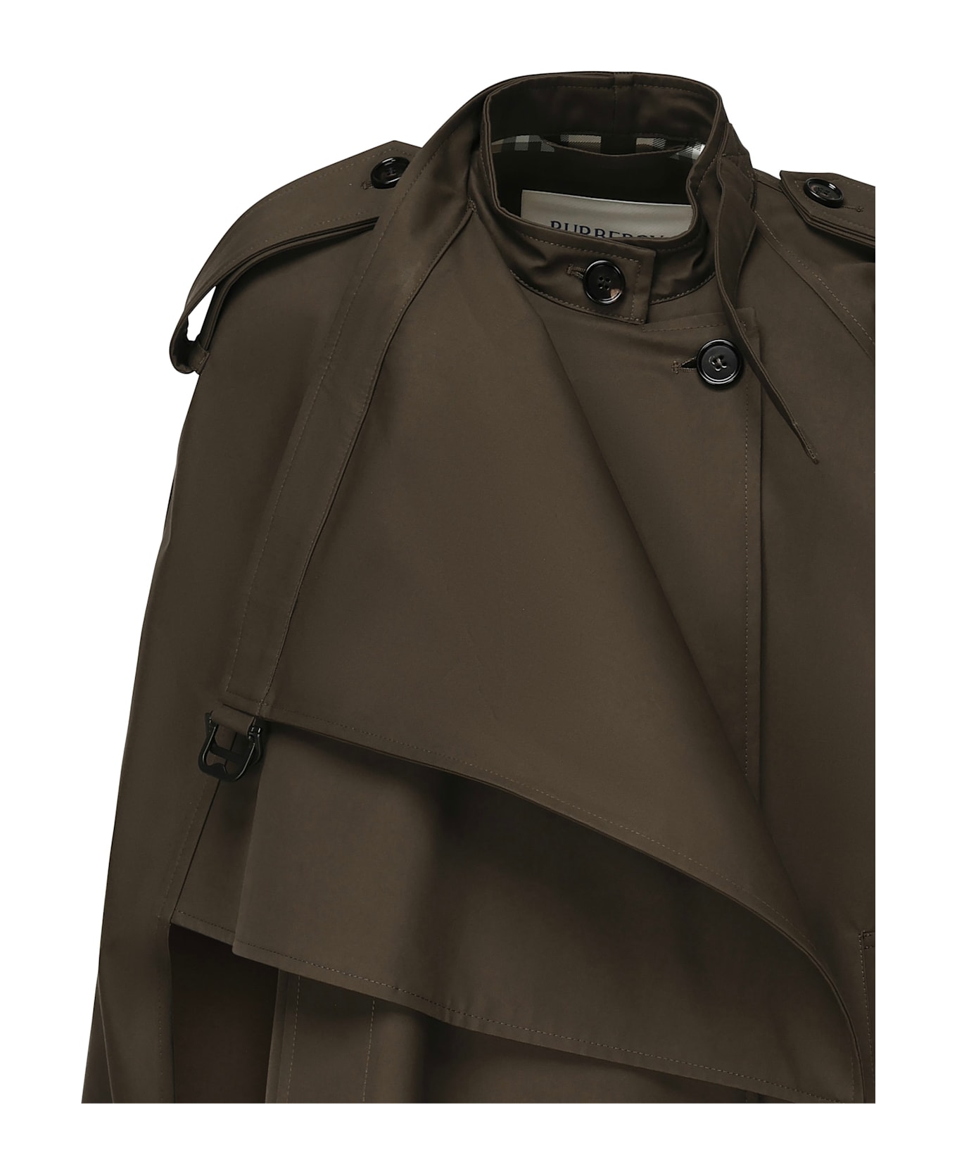 Burberry Cotton Trench Coat - Juniper Green