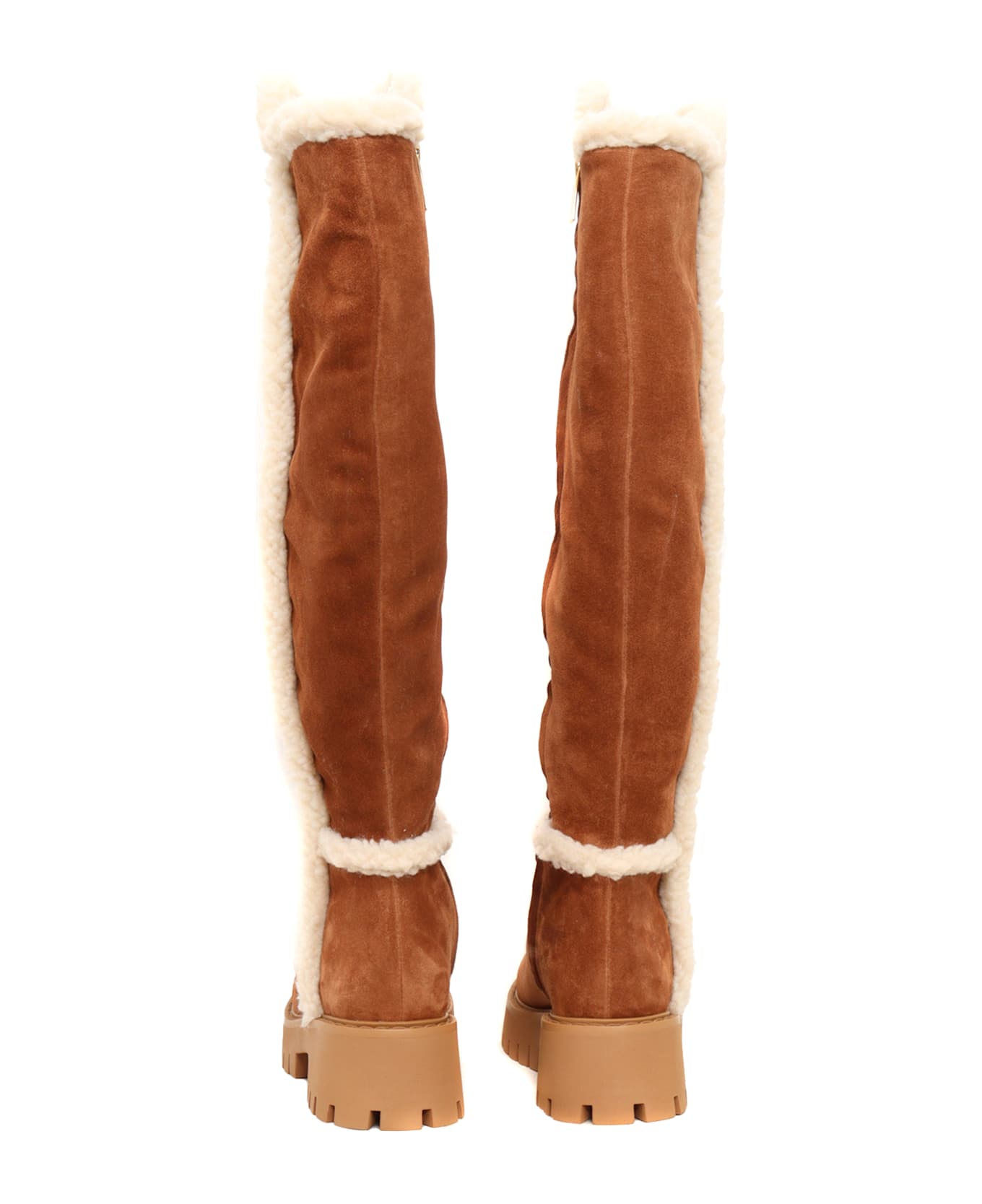 Michael Kors Asher Boot - BROWN