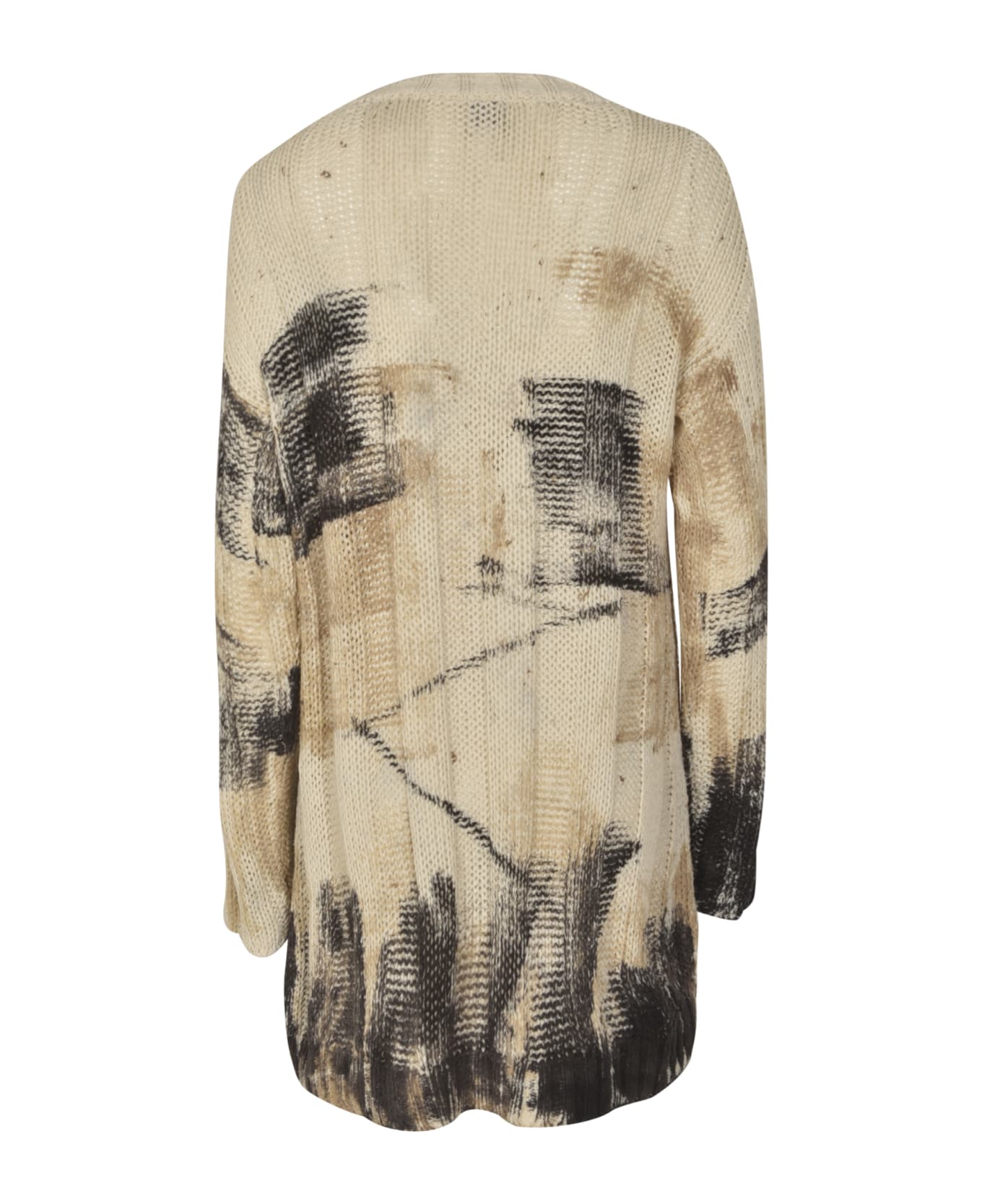 f cashmere Acciuga Sweater - ivory/Beige/Black