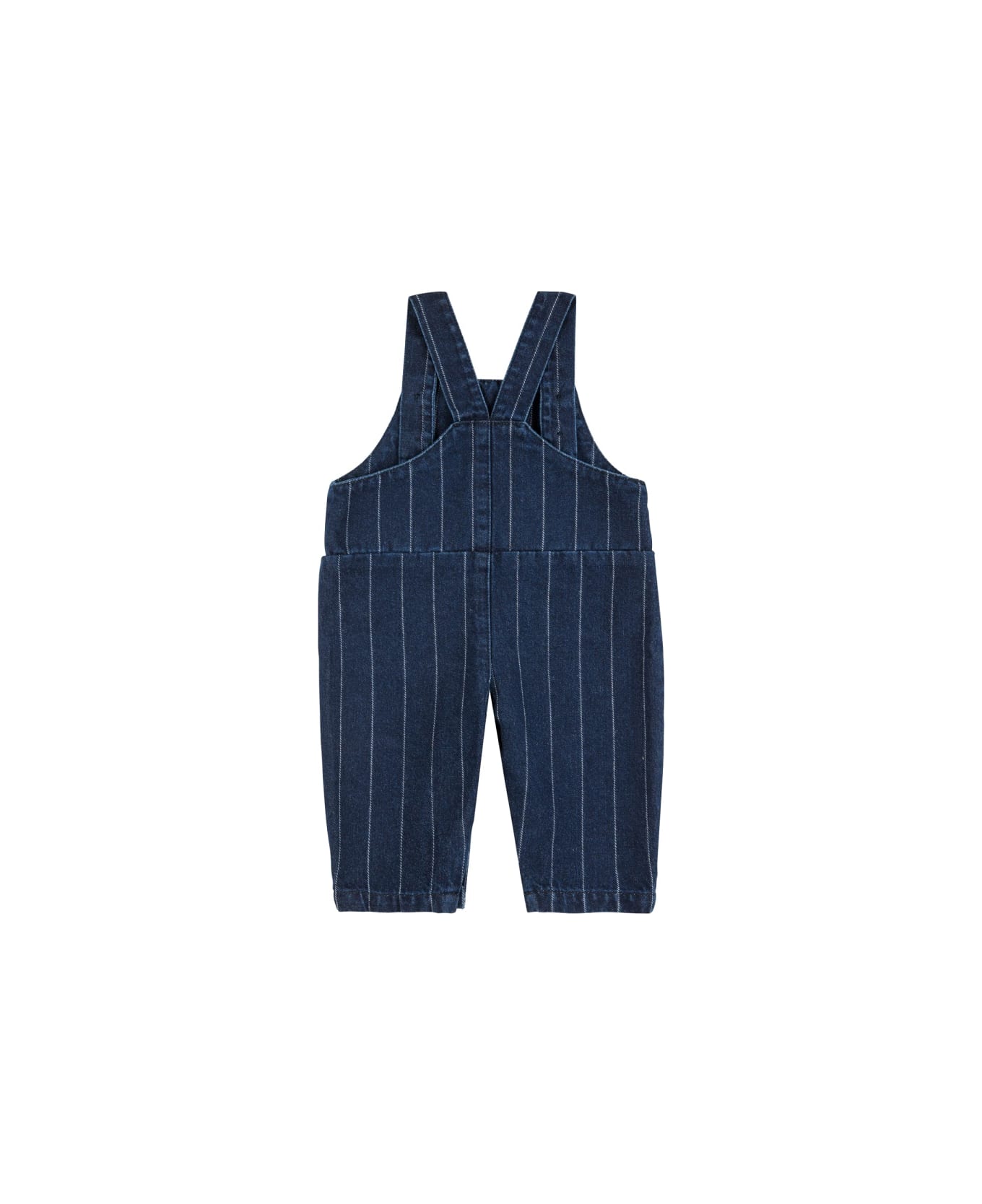 Bobo Choses "choo Choo" Suspender Pants - BLUE