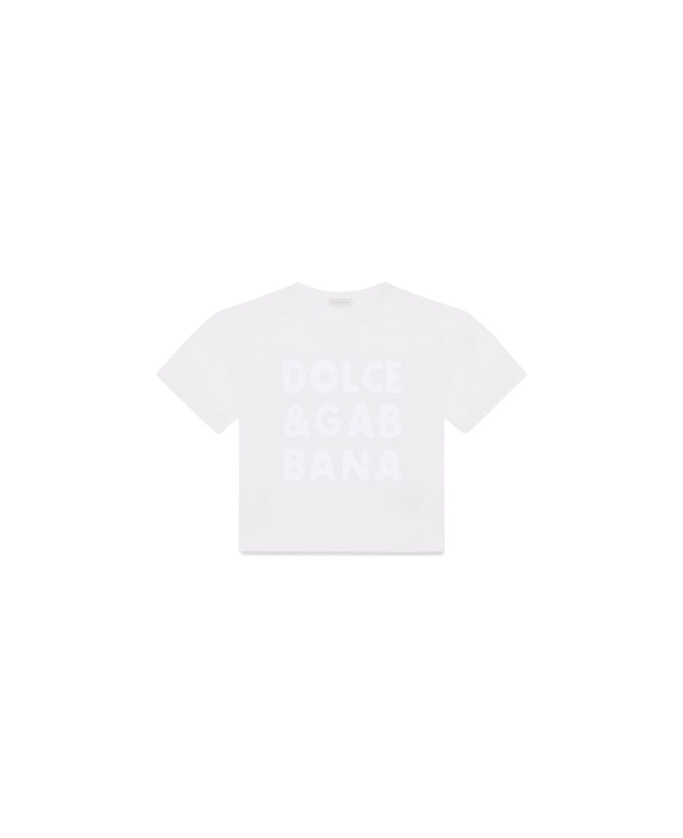 Dolce & Gabbana Short Sleeve T-shirt - WHITE