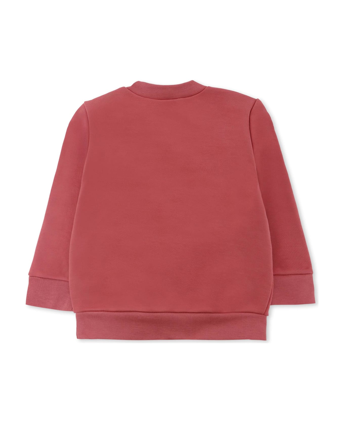 Marni Pink Sweatshirt For Baby Girl With Logo - Pink