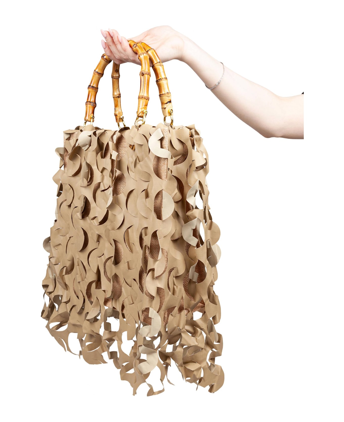 LaMilanesa Tote Bag Oceano Medium Ecru - Ecru
