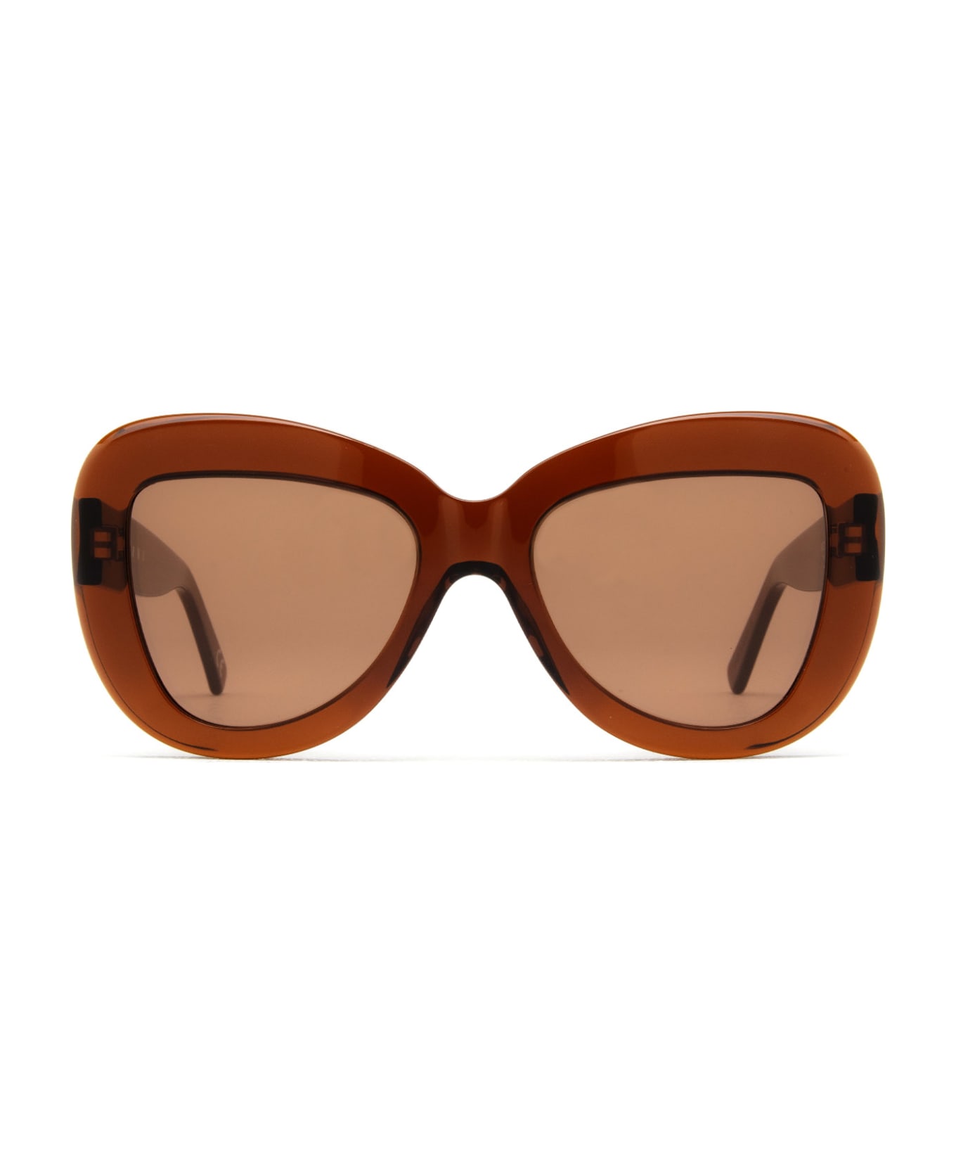 Marni Eyewear Elephant Island Crystal Bordeaux Sunglasses - Crystal Bordeaux サングラス