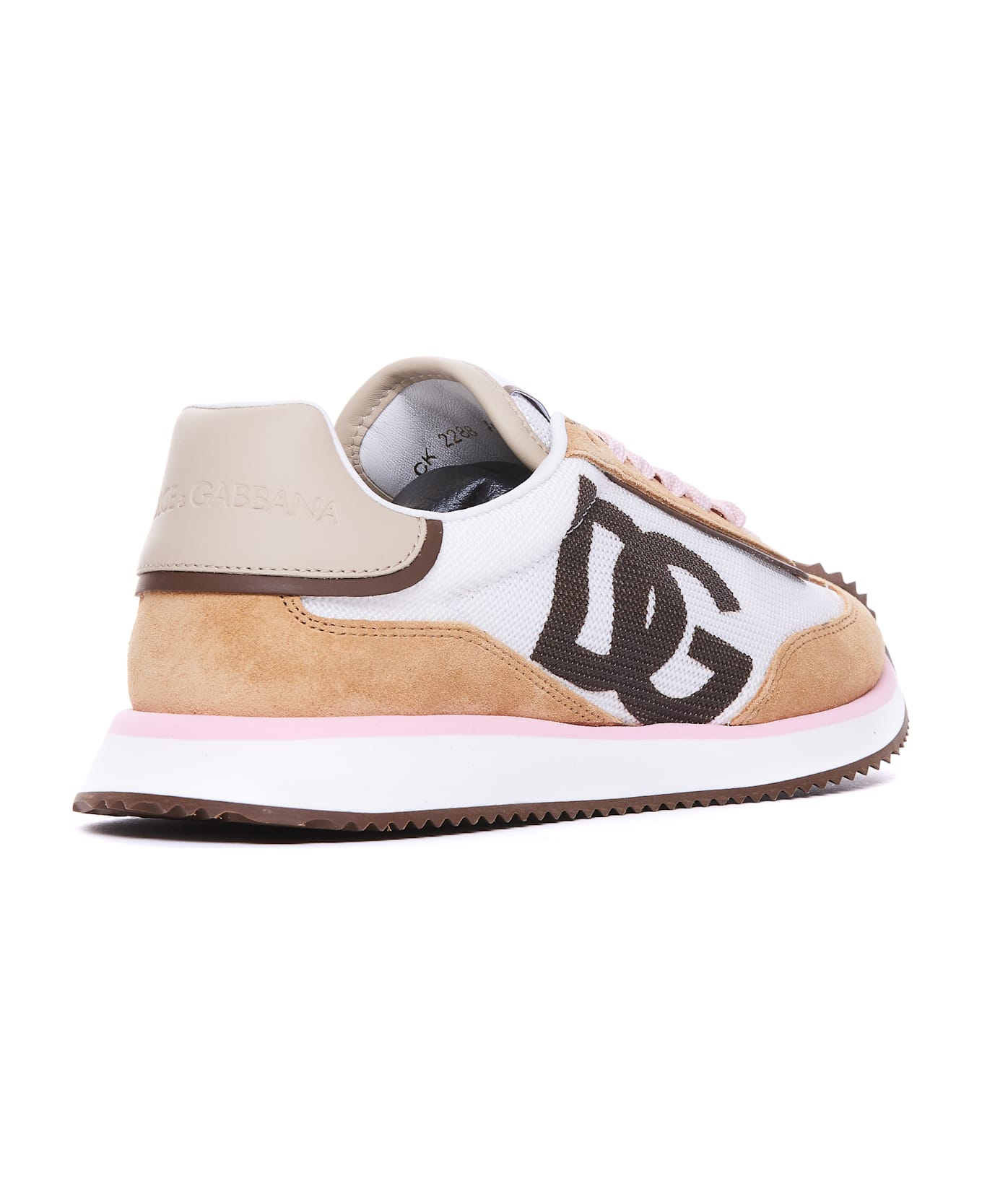 Dolce & Gabbana Aria Dg Runner Sneakers - White