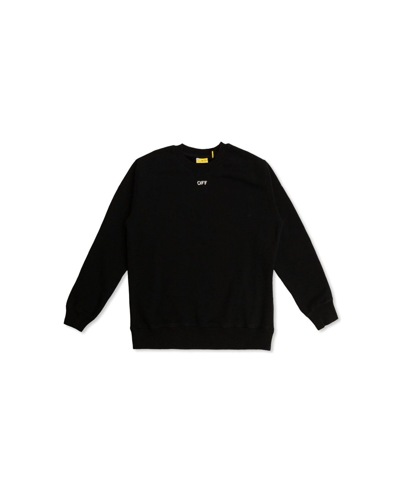 Off-White Off Stamp Crewneck Sweatshirt - Black