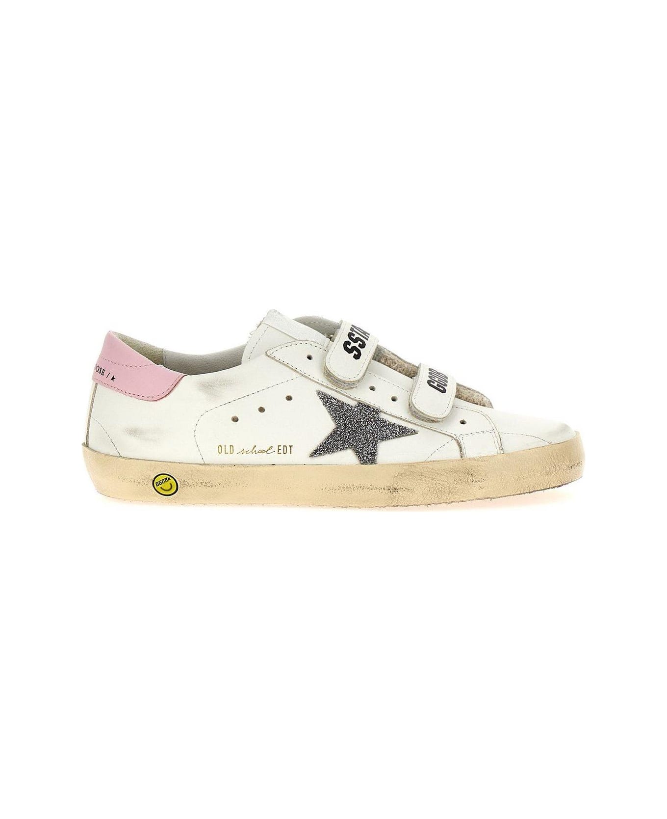 Golden Goose Old School Lace-up Sneakers - White Crystal Orchid Pink シューズ