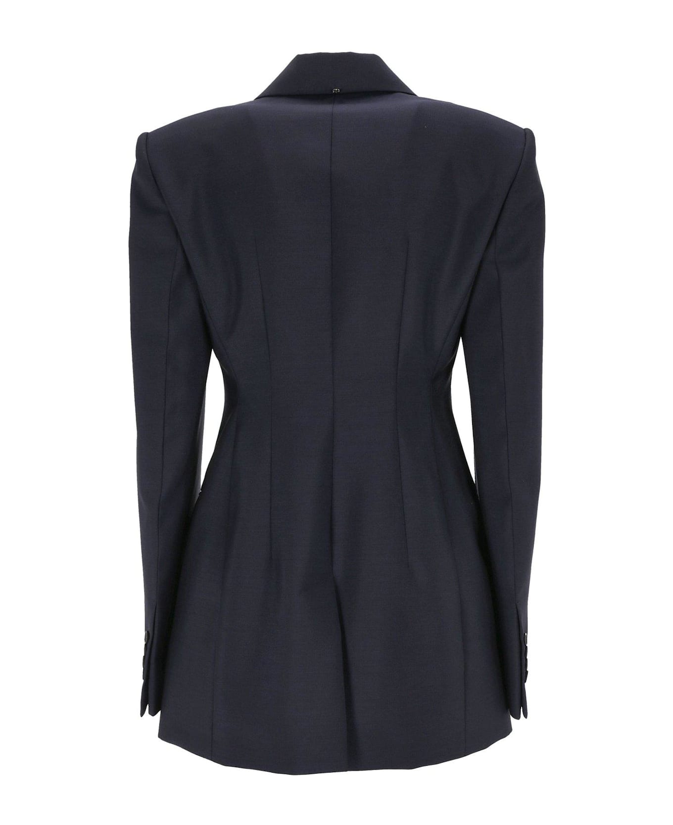 SportMax Single-breasted Long-sleeved Jacket - Blu