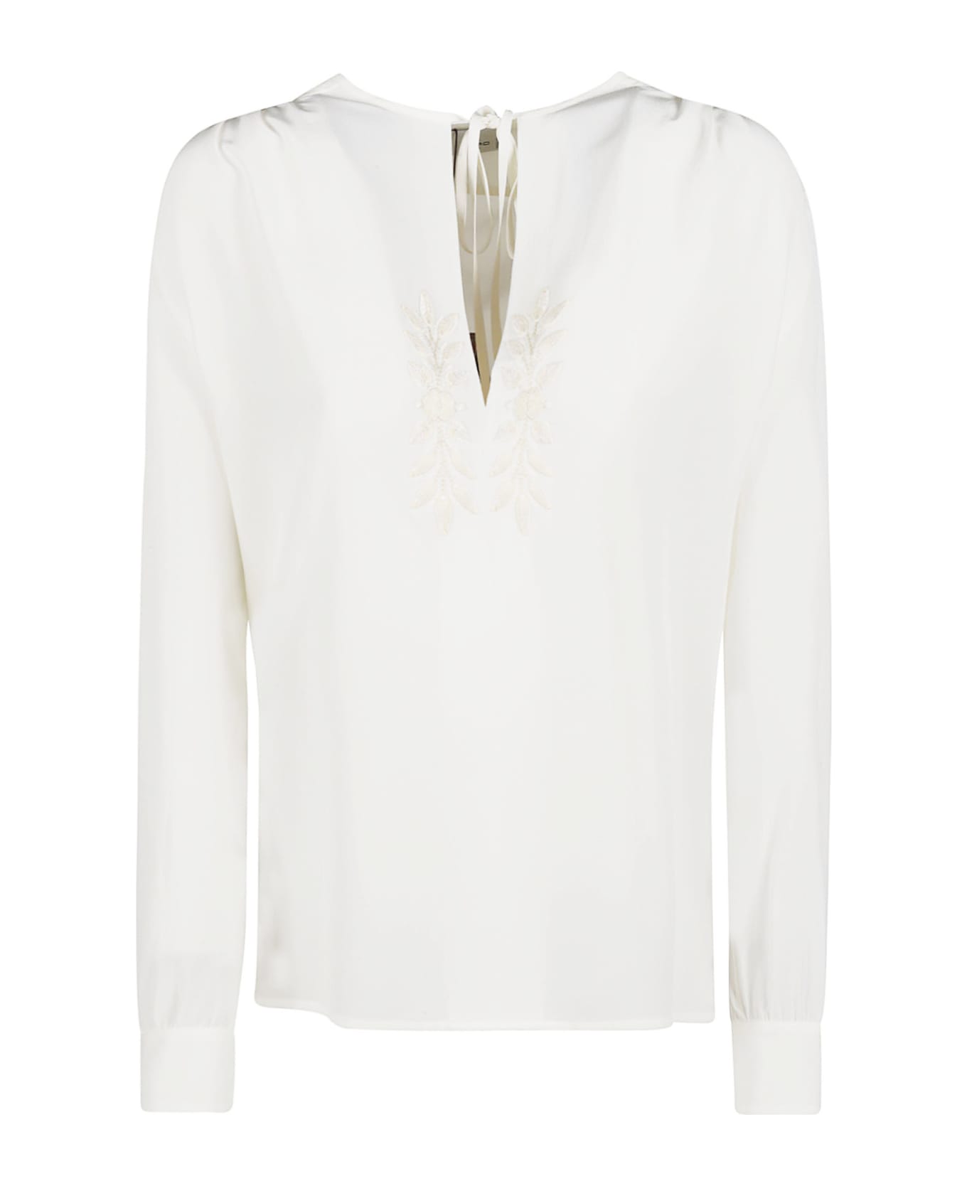 Etro Long-sleeved Classic Blouse - Panna
