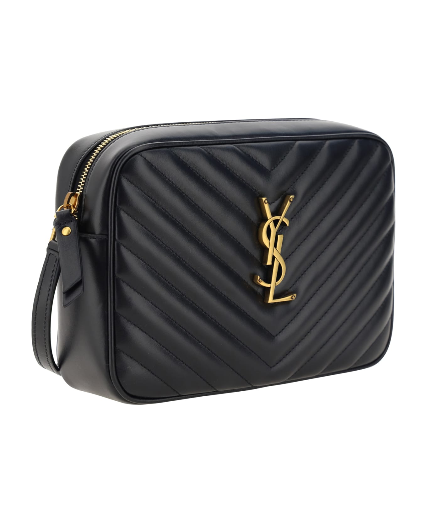 Saint Laurent Loulou Shoulder Bag - BLACK