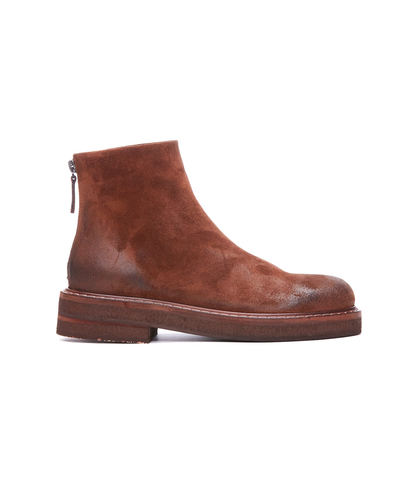 Marsell Parrucca Booties - Brown