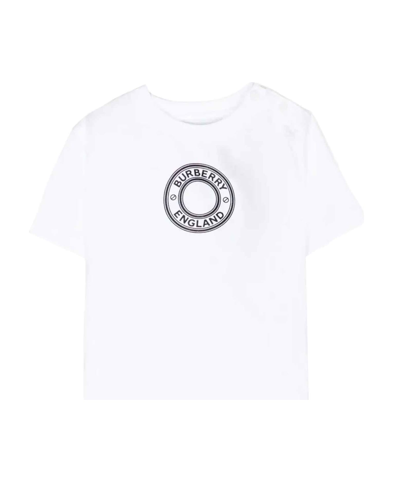 Burberry White T-shirt Baby Unisex - Bianco