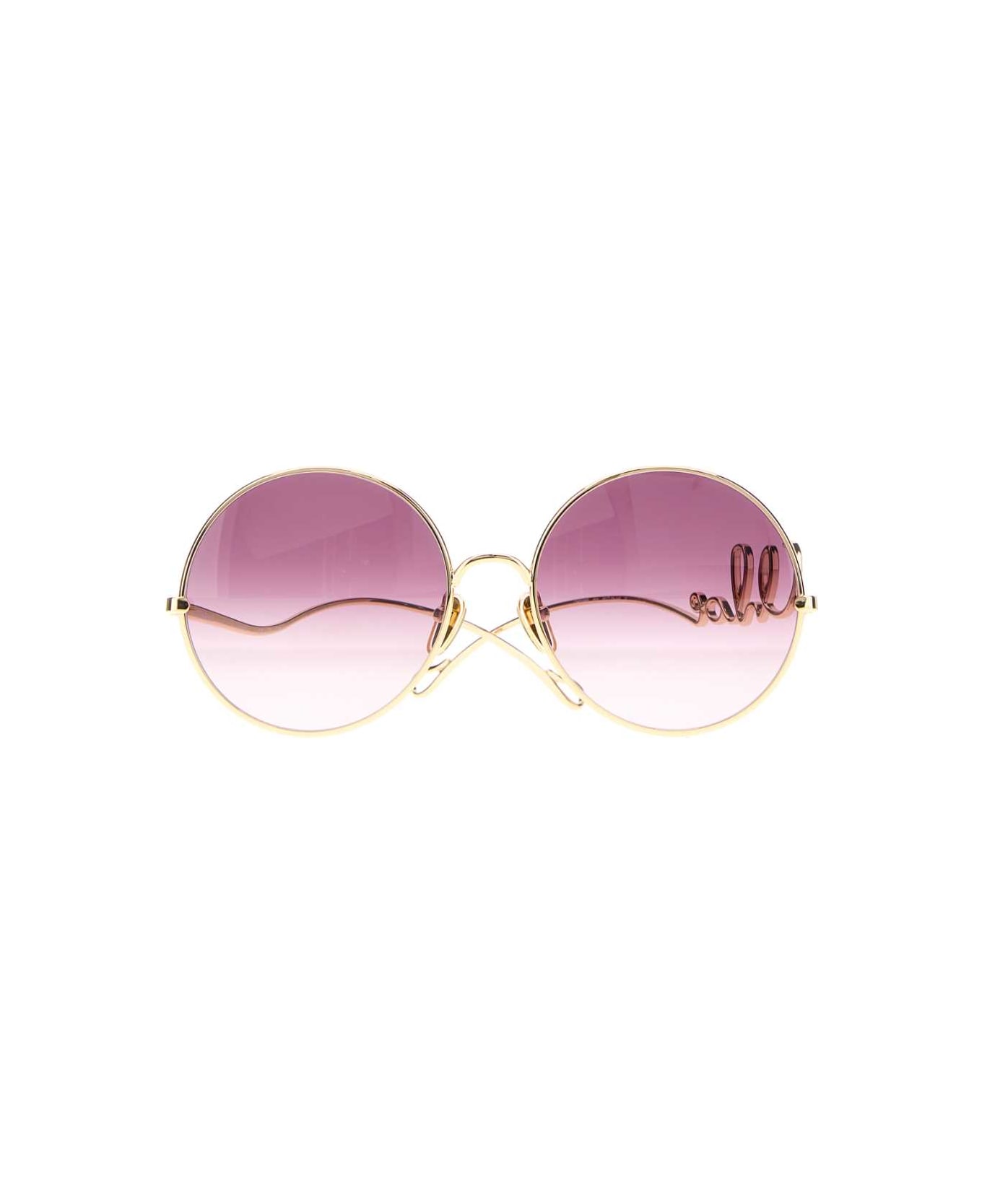 Chloé Gold Metal Sunglasses - 60