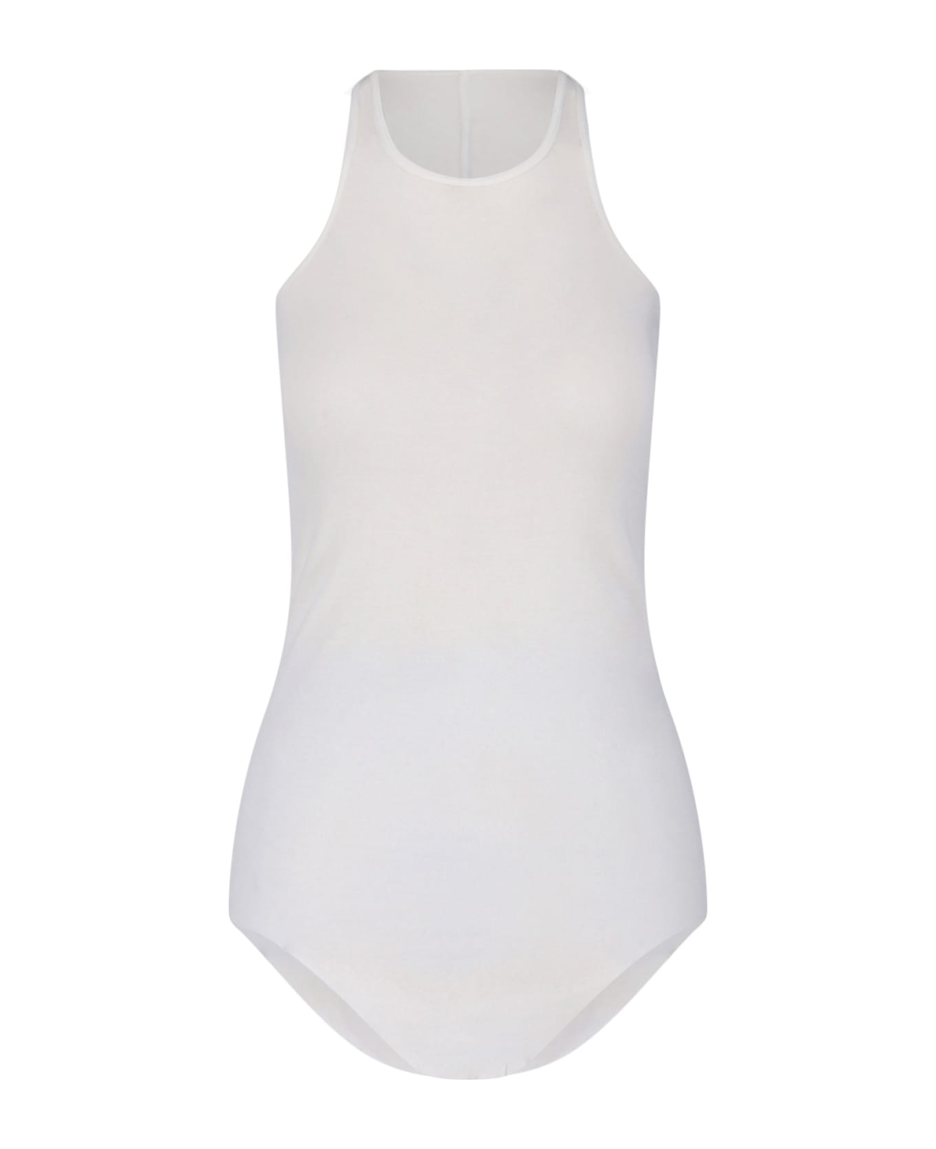 Rick Owens Semi-transparent Bodysuit - MILK