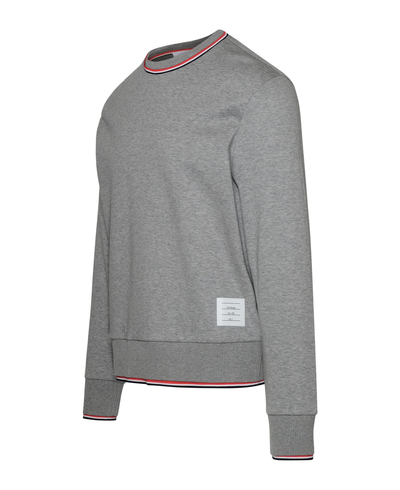 Thom Browne Gray Cotton Sweatshirt - GREY