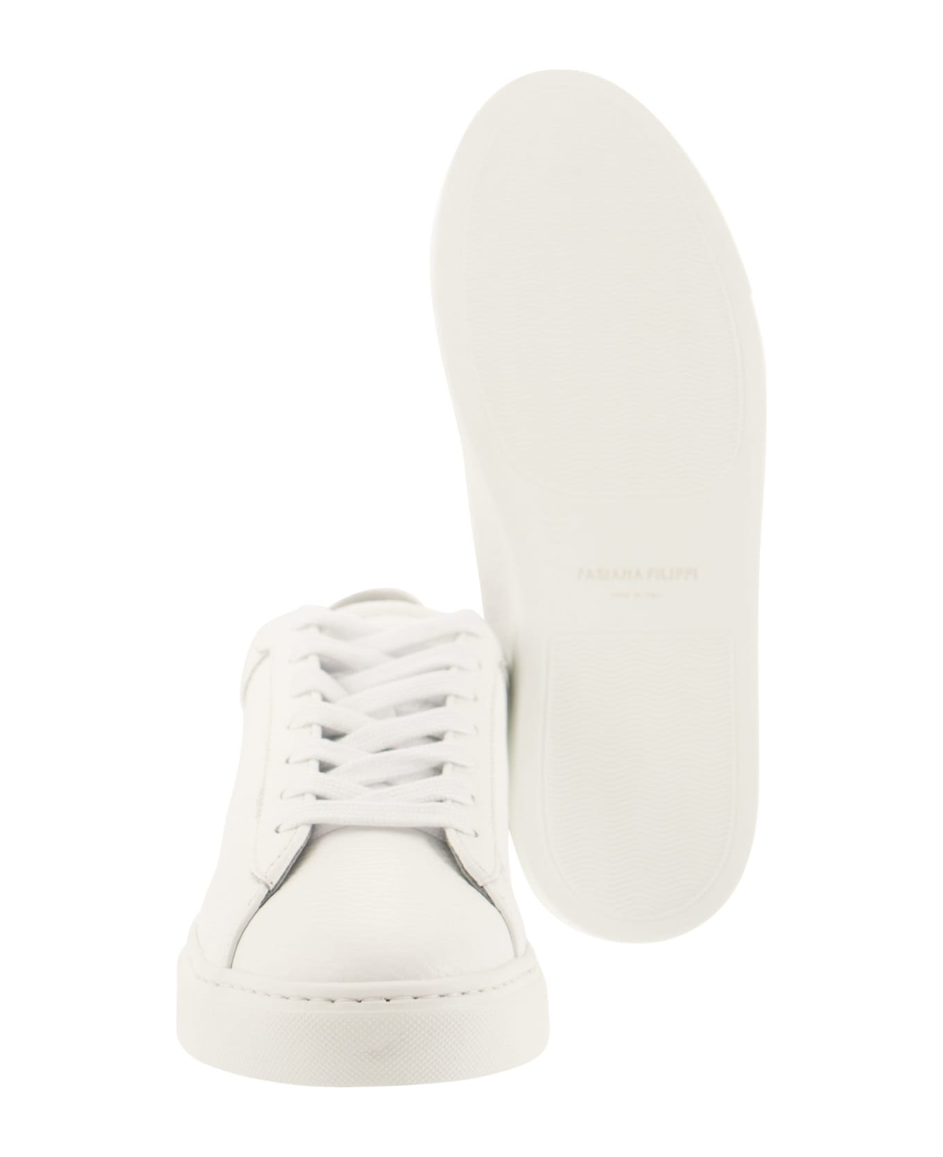 Fabiana Filippi Leather Sneakers - White スニーカー