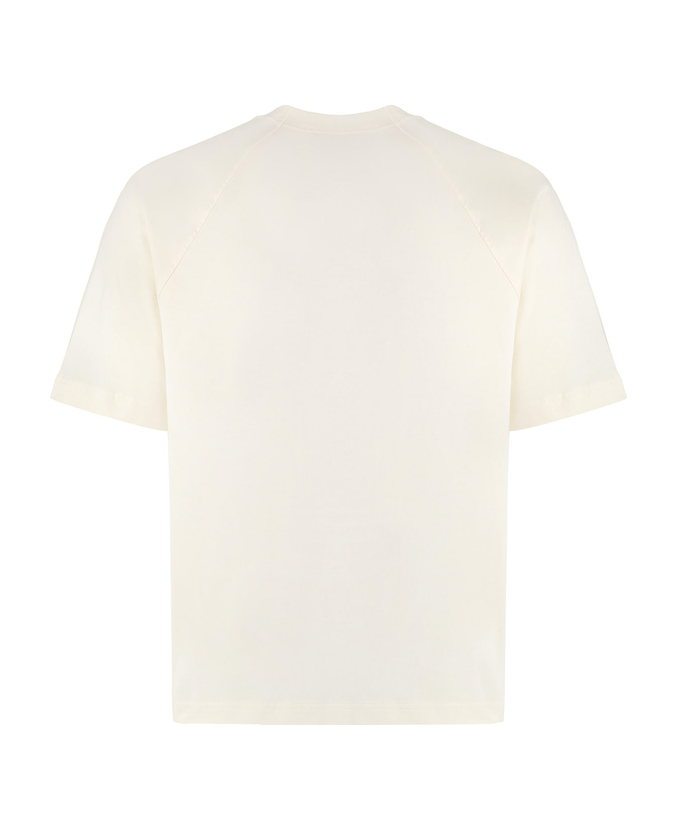 Jacquemus Typo Cotton Crew-neck T-shirt - Beige