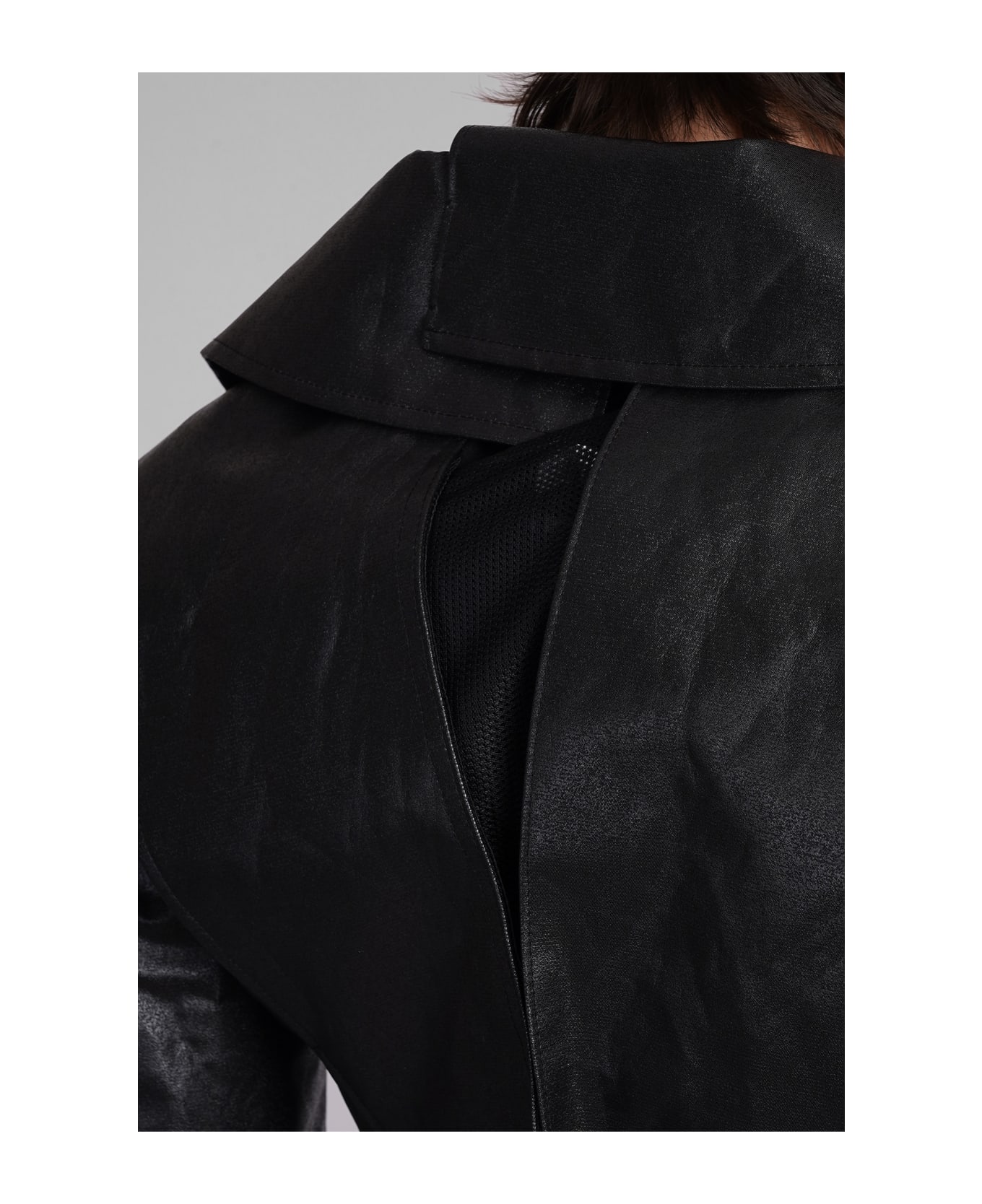 Junya Watanabe Biker Jacket In Black Polyester - black