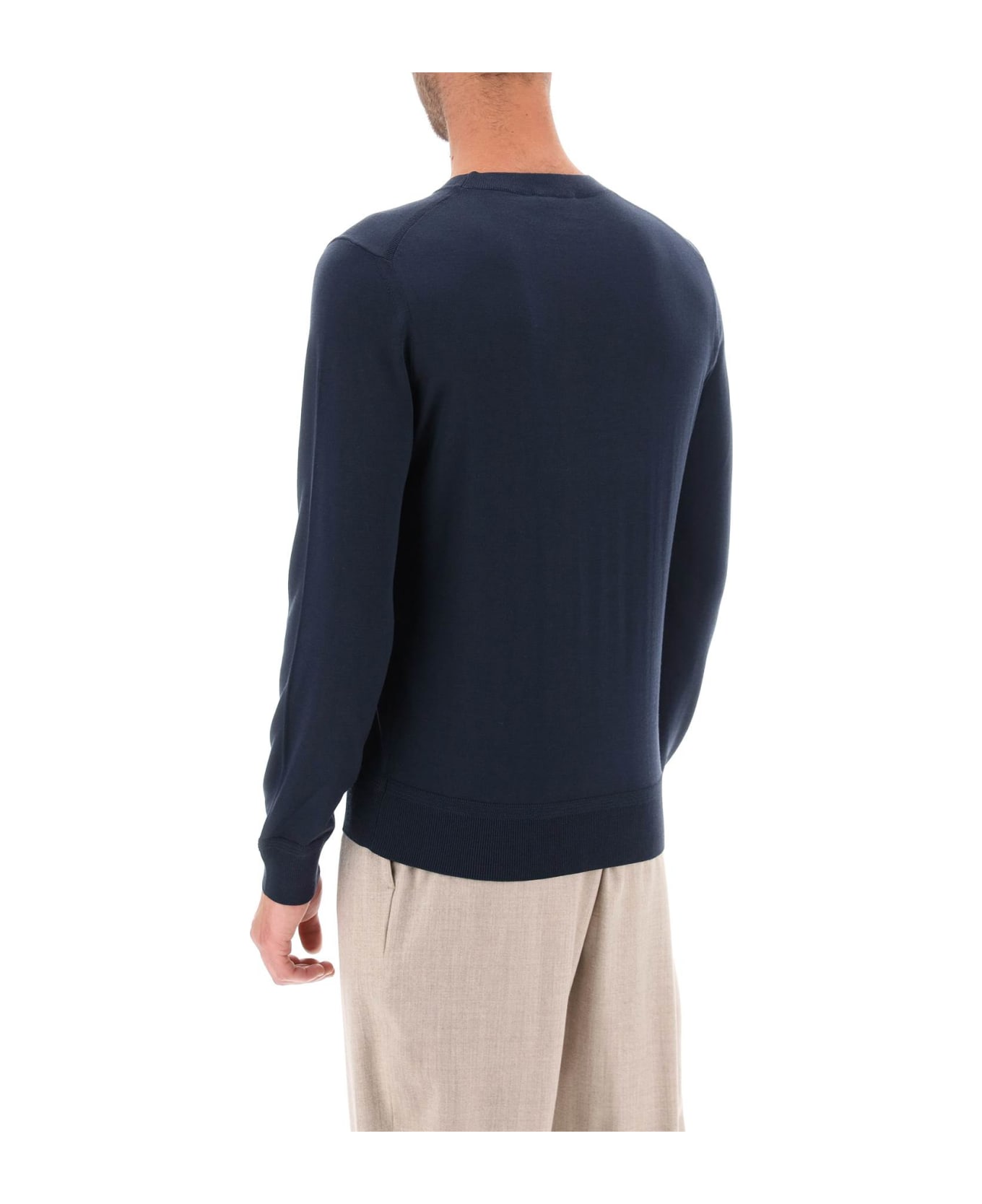 Tom Ford Fine Wool Sweater - NAVY (Blue) ニットウェア