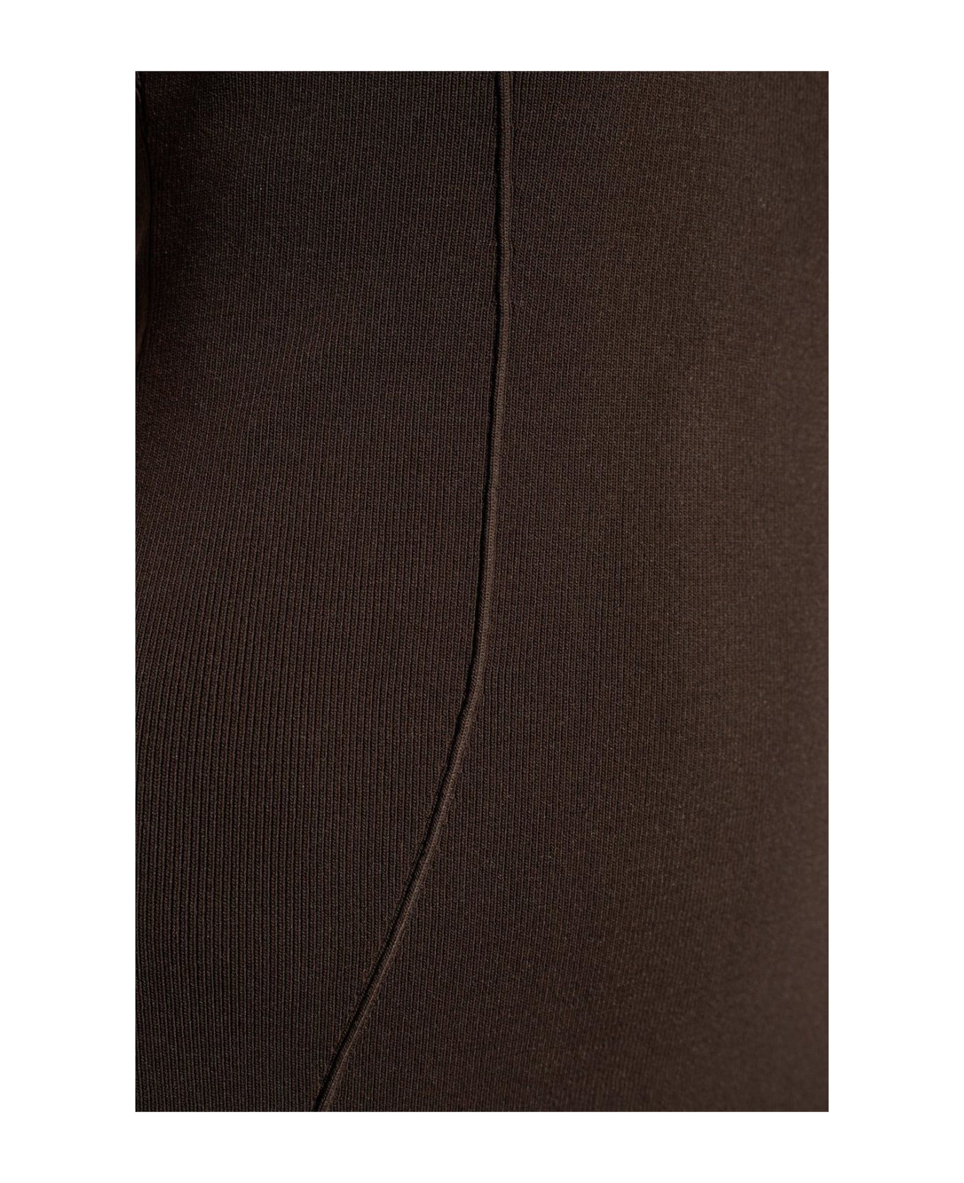 Nanushka Cut-out Detailed Sleeveless Mini Dress - Bitter Chocolate ワンピース＆ドレス
