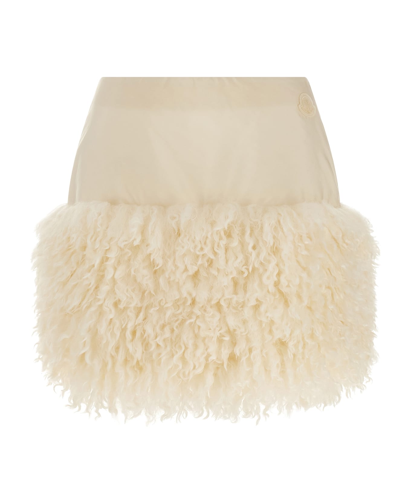 Moncler Teddy Insert Skirt - White