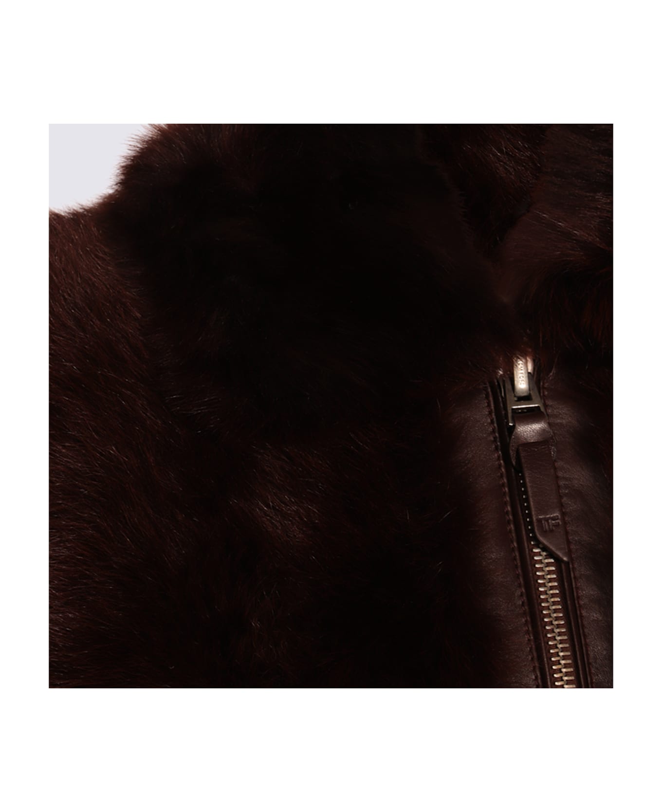 Tom Ford Dark Brown Leather Jacket - Brown