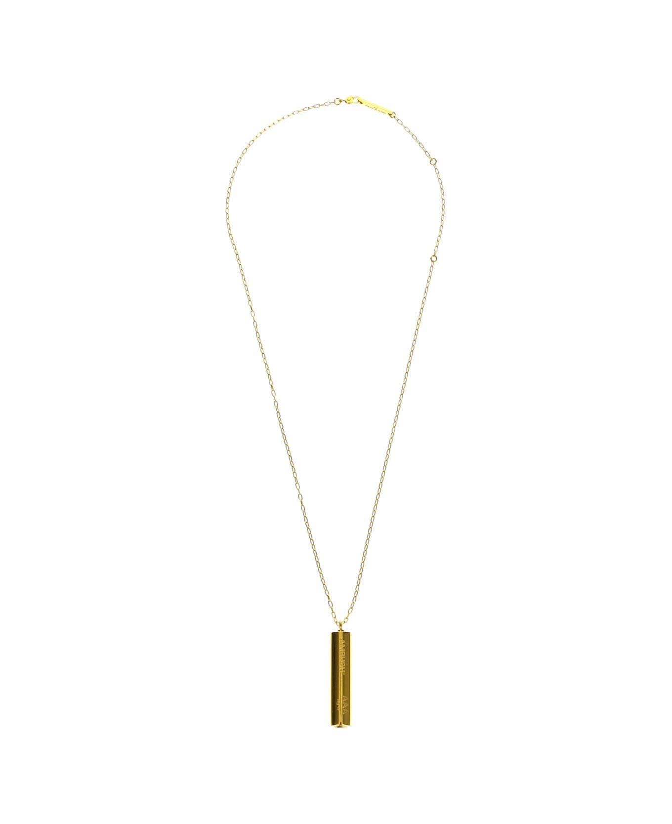 AMBUSH Battery-charm Necklace - Golden