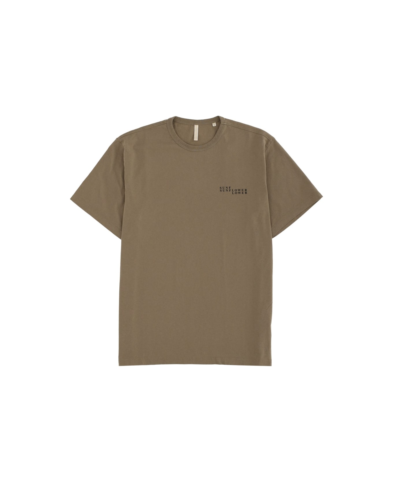 Sunflower T-shirt With Logo - GREY