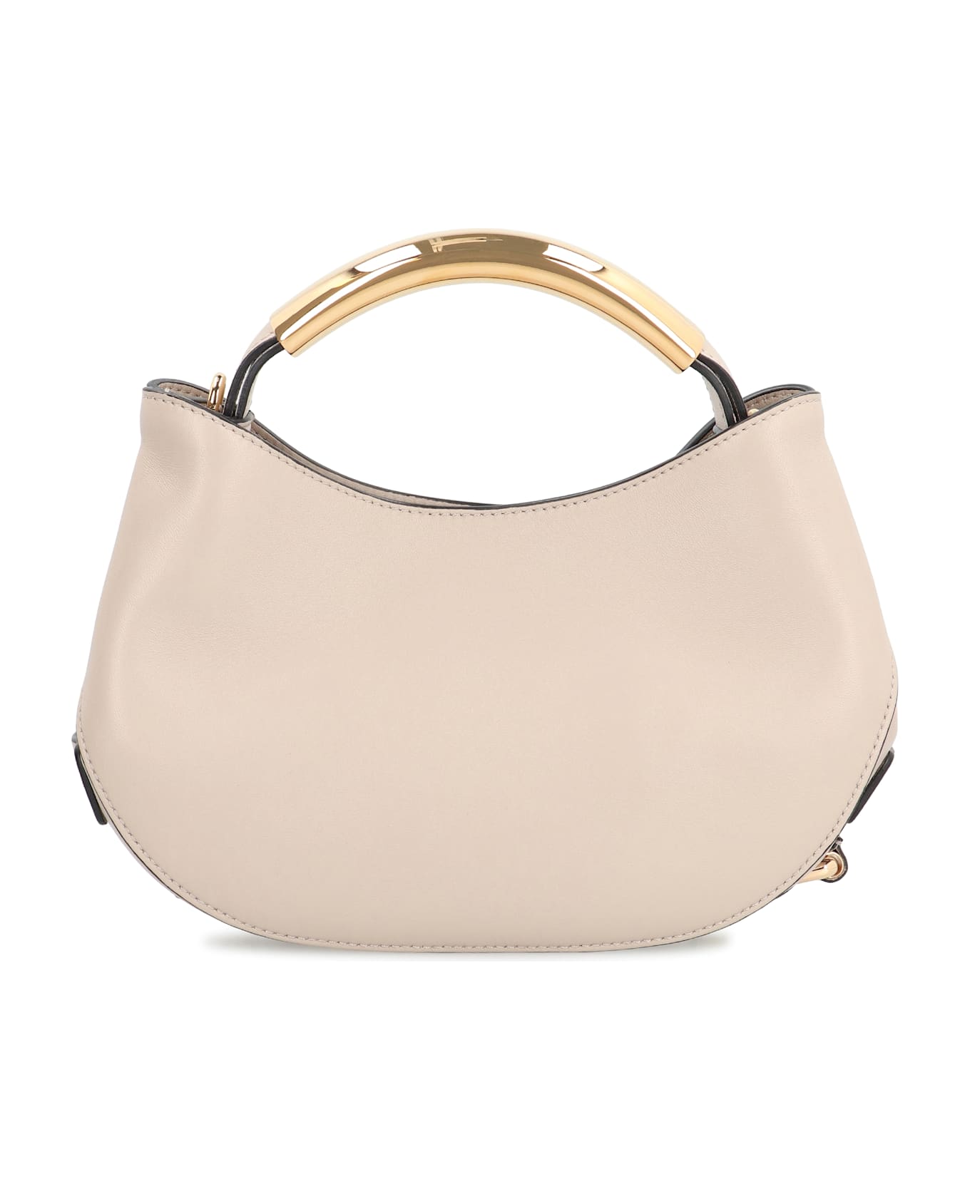 Moschino Leather Handbag - turtledove