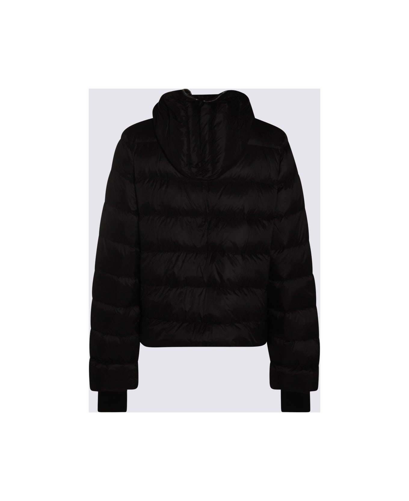 Rick Owens Black Gimp Down Jacket - Black