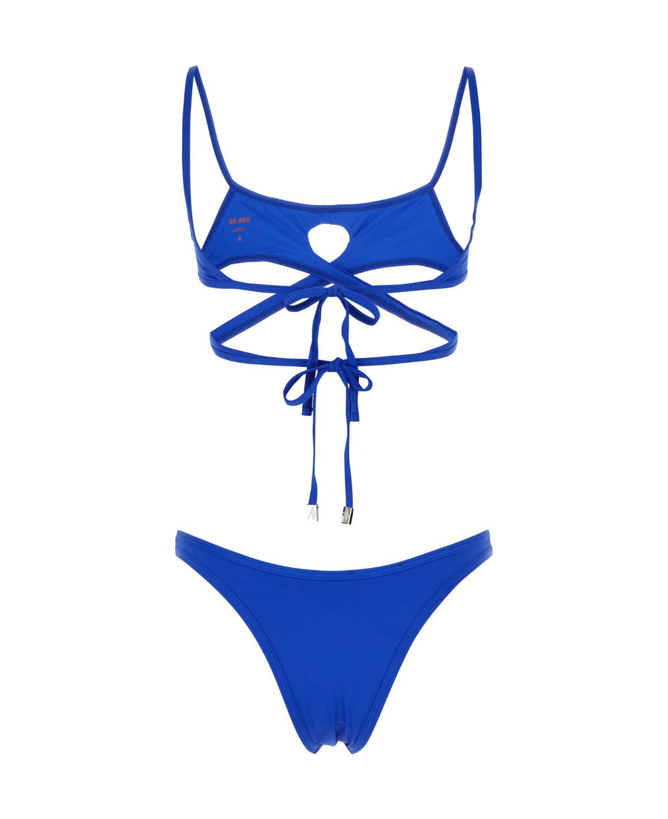 The Attico Electric Blue Stretch Nylon Bikini - 015