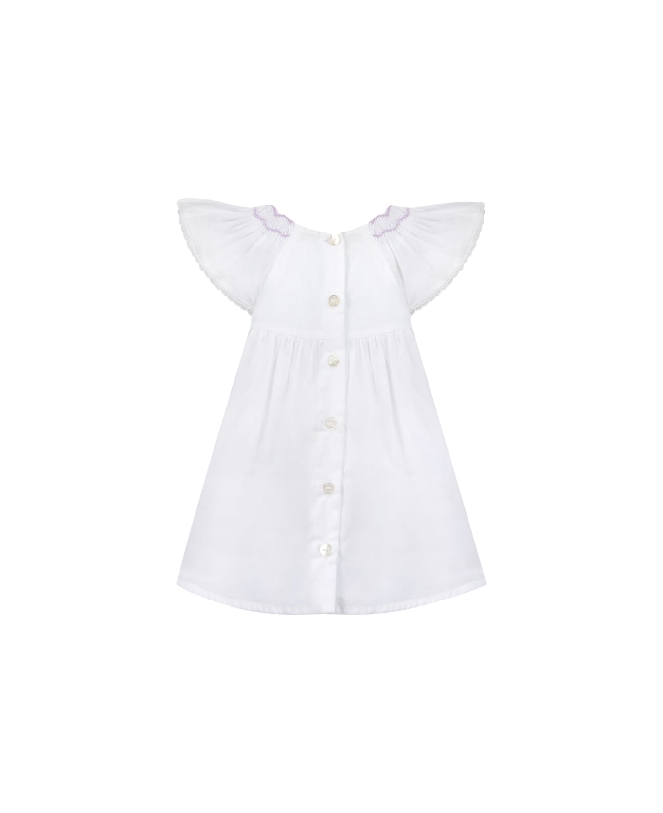 Tartine et Chocolat Dress - WHITE