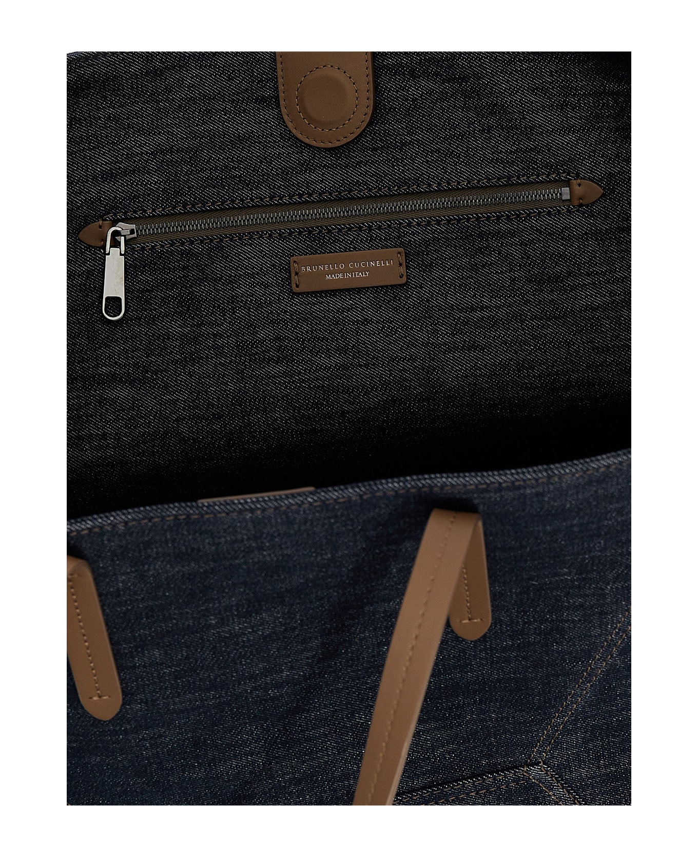 Brunello Cucinelli 
bc Duo
 Shopping Bag - Blue
