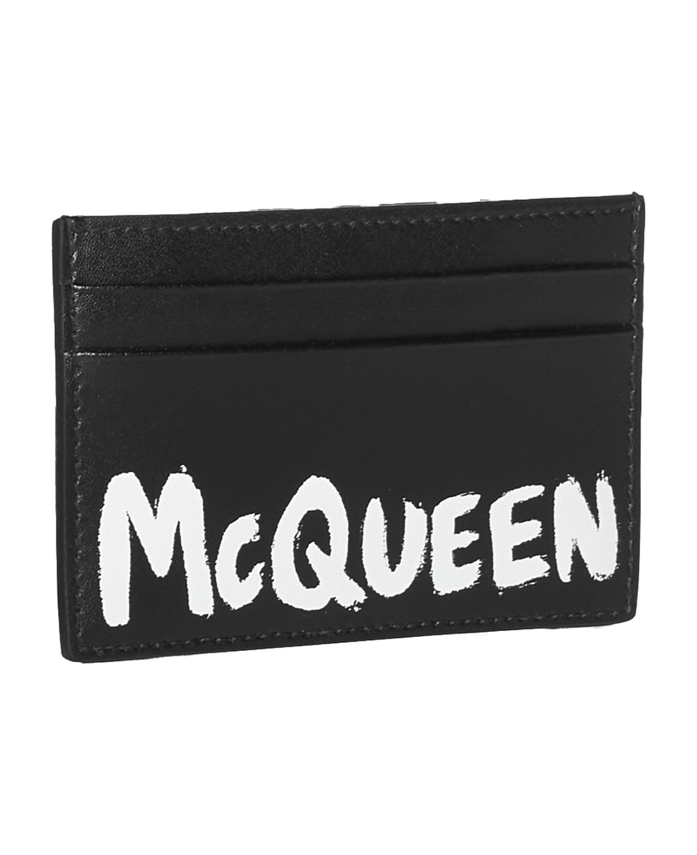 Alexander McQueen Card Holder - Black/white