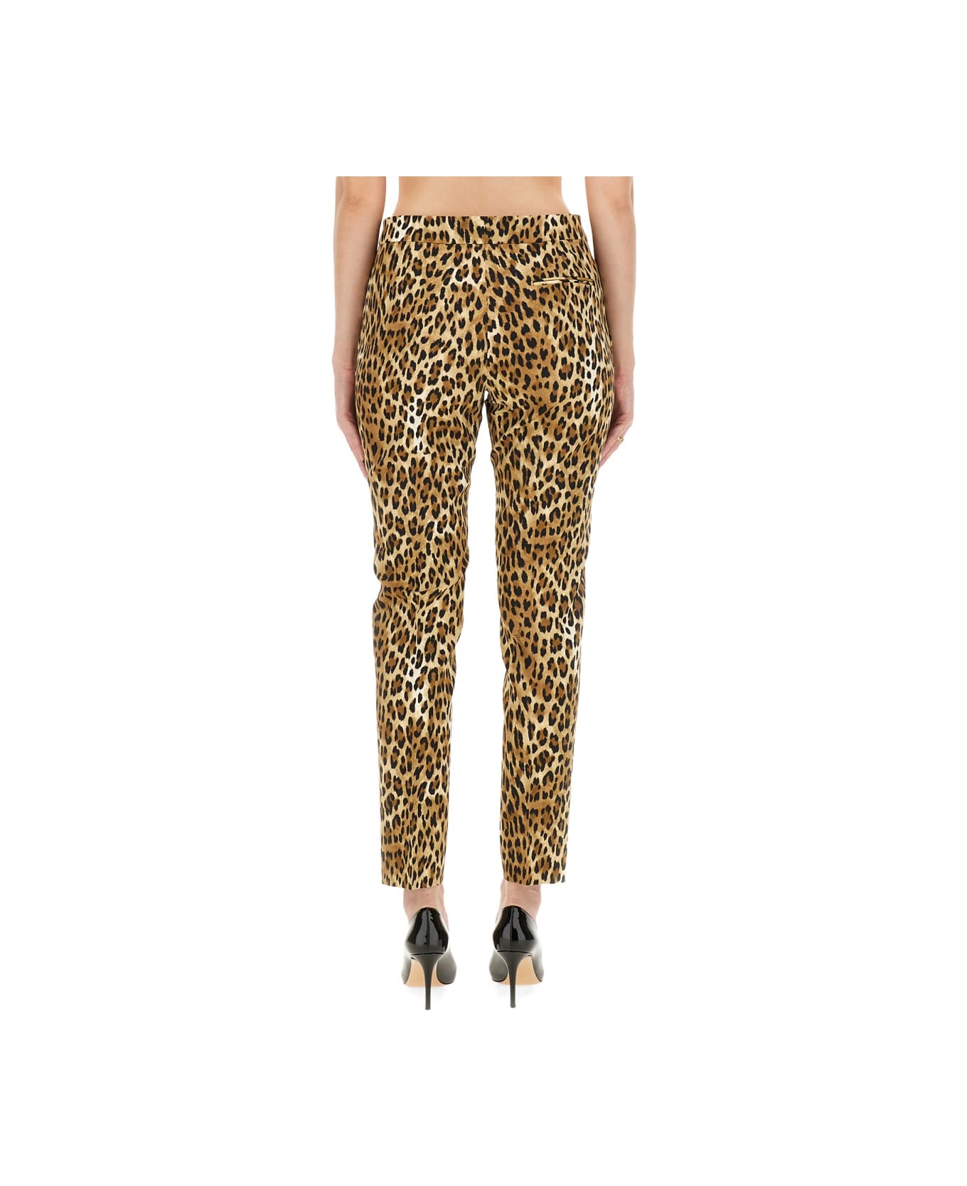 Moschino Pants With Animal Pattern - ANIMALIER